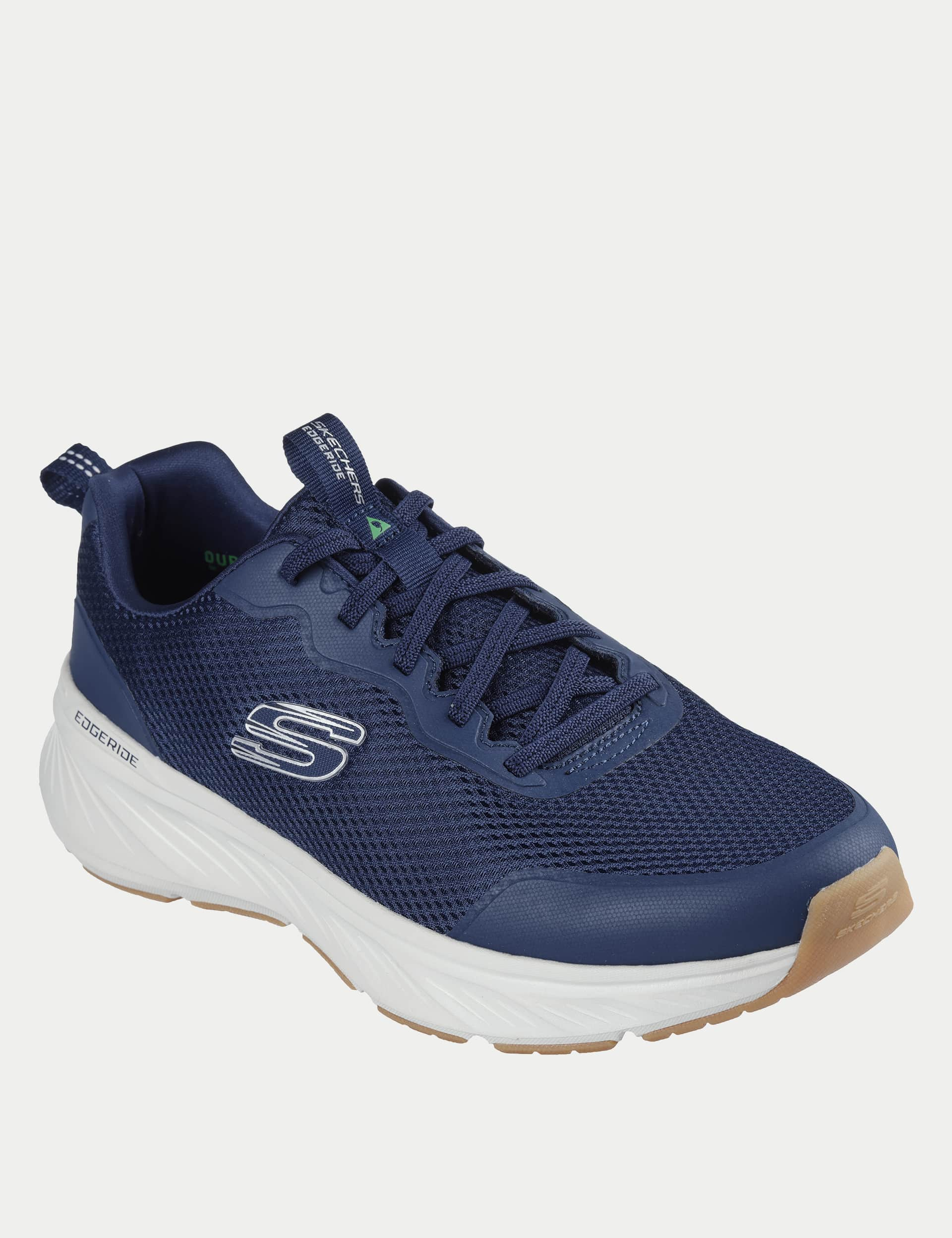 Skechers Men's Edgeride Rekze Lace-Up Trainers - 9 - Navy, Black,Navy