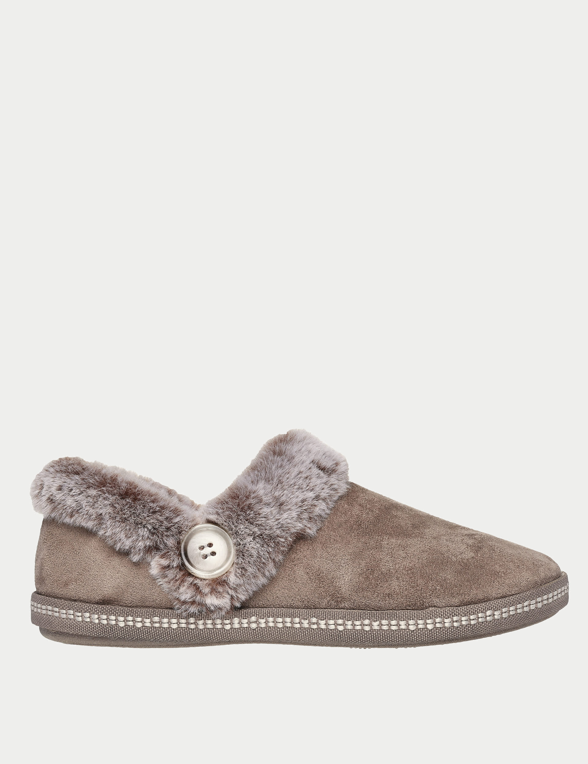 Skechers Women's Cozy Campfire Fresh Toast Moccasin Slippers - 5 - Taupe, Taupe,Black