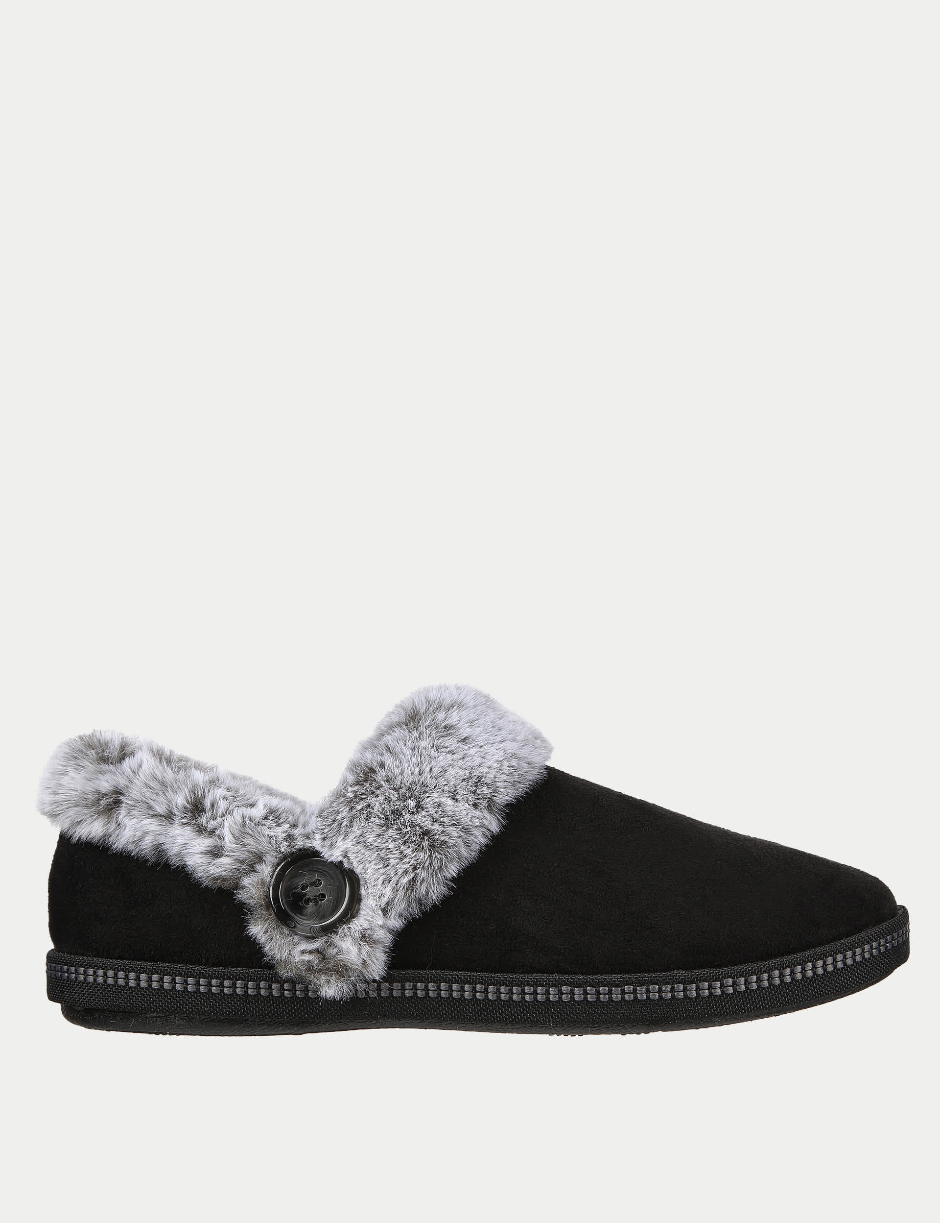 Skechers Women's Cozy Campfire Fresh Toast Moccasin Slippers - 5 - Black, Black,Charcoal