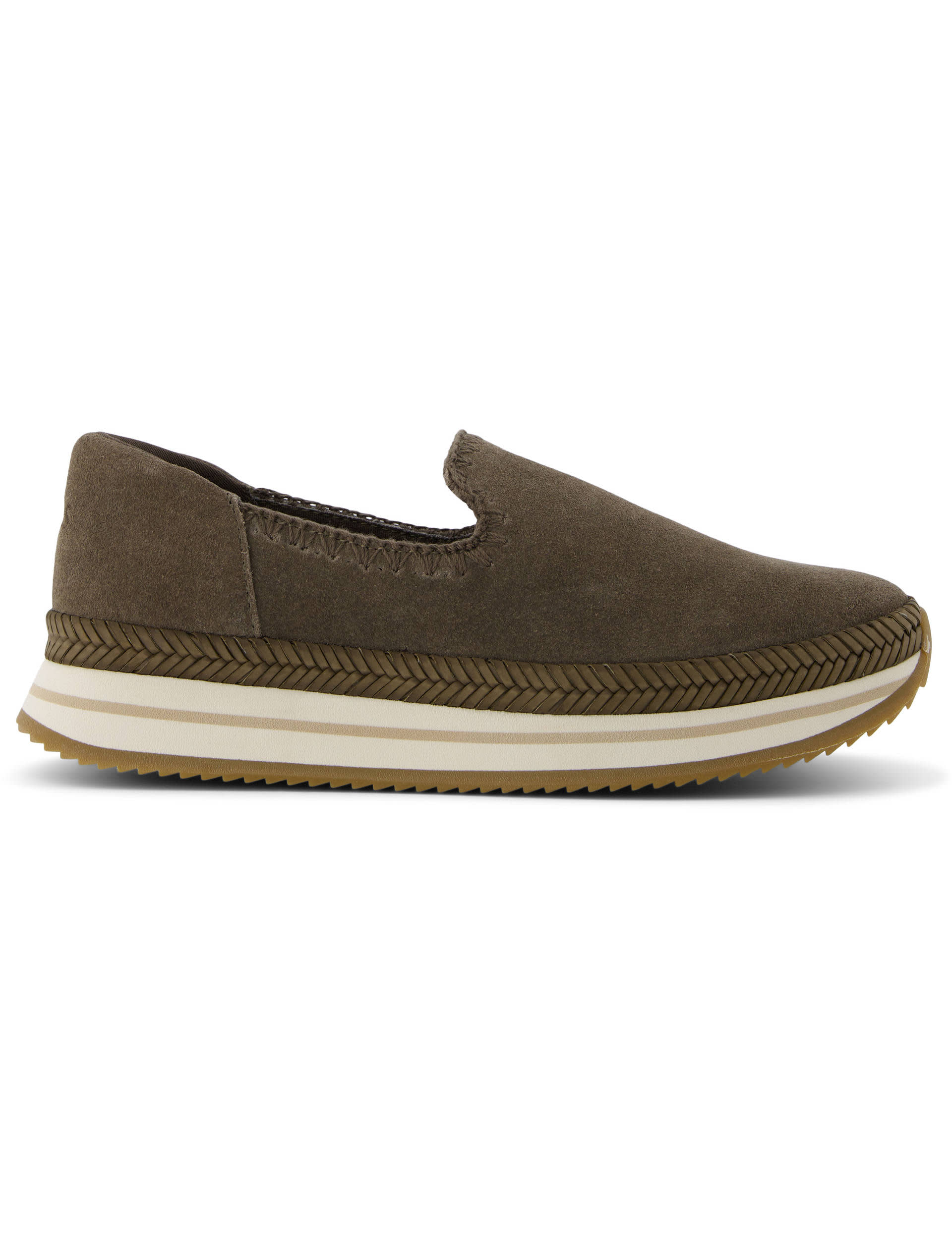 Toms Women's Suede Flatform Espadrilles