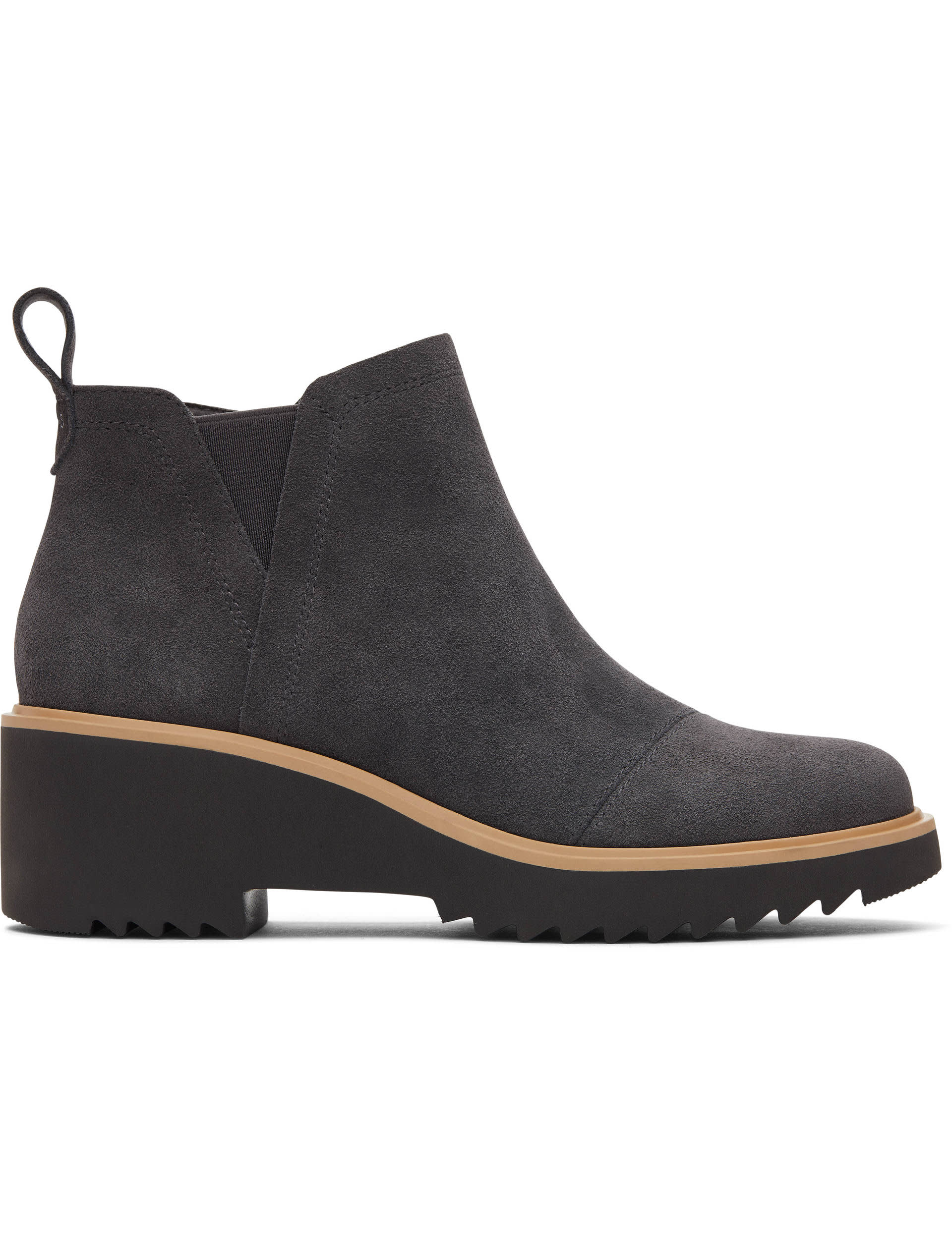 Toms Women's Suede Platform Ankle Boots