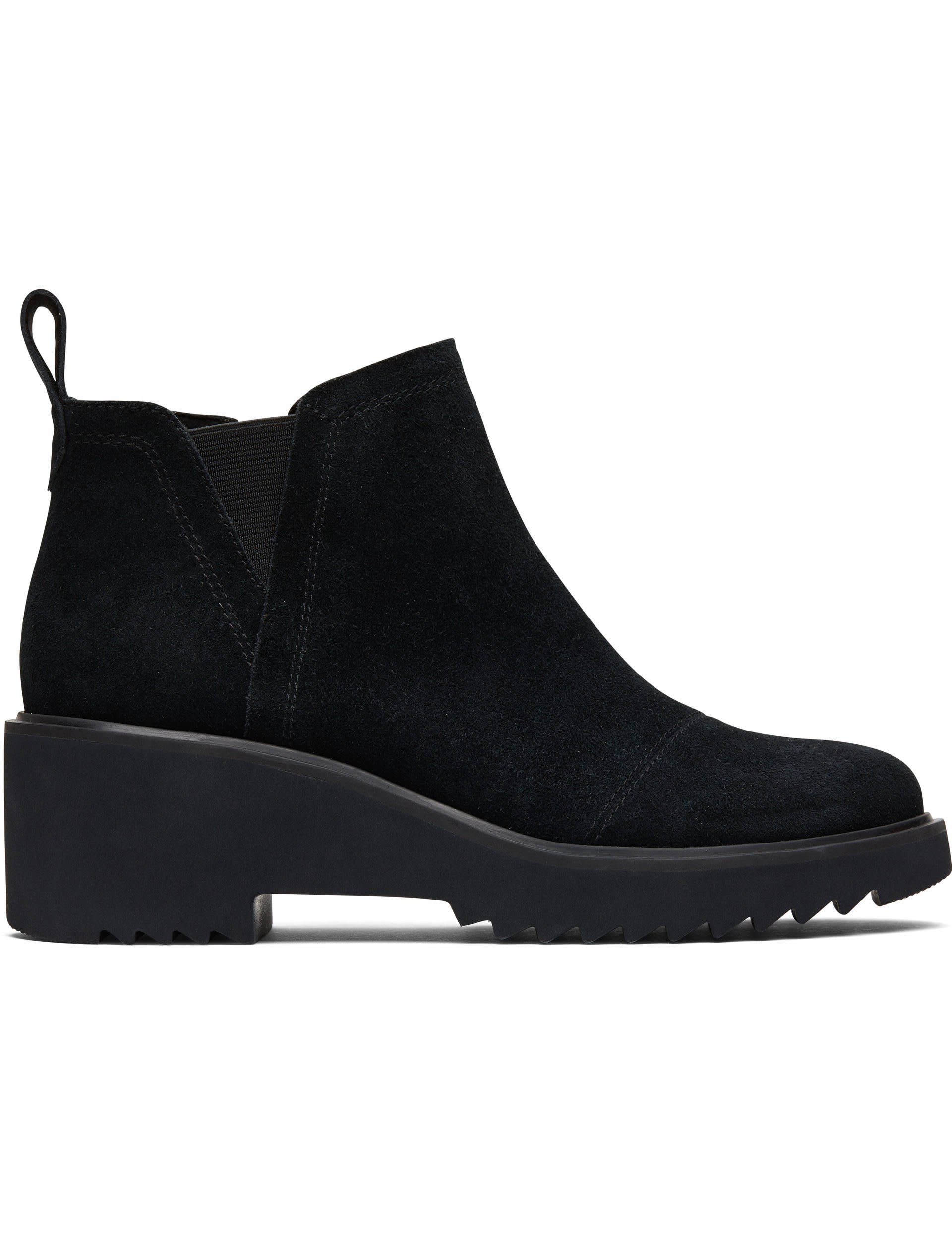 Toms Women's Suede Platform Ankle Boots