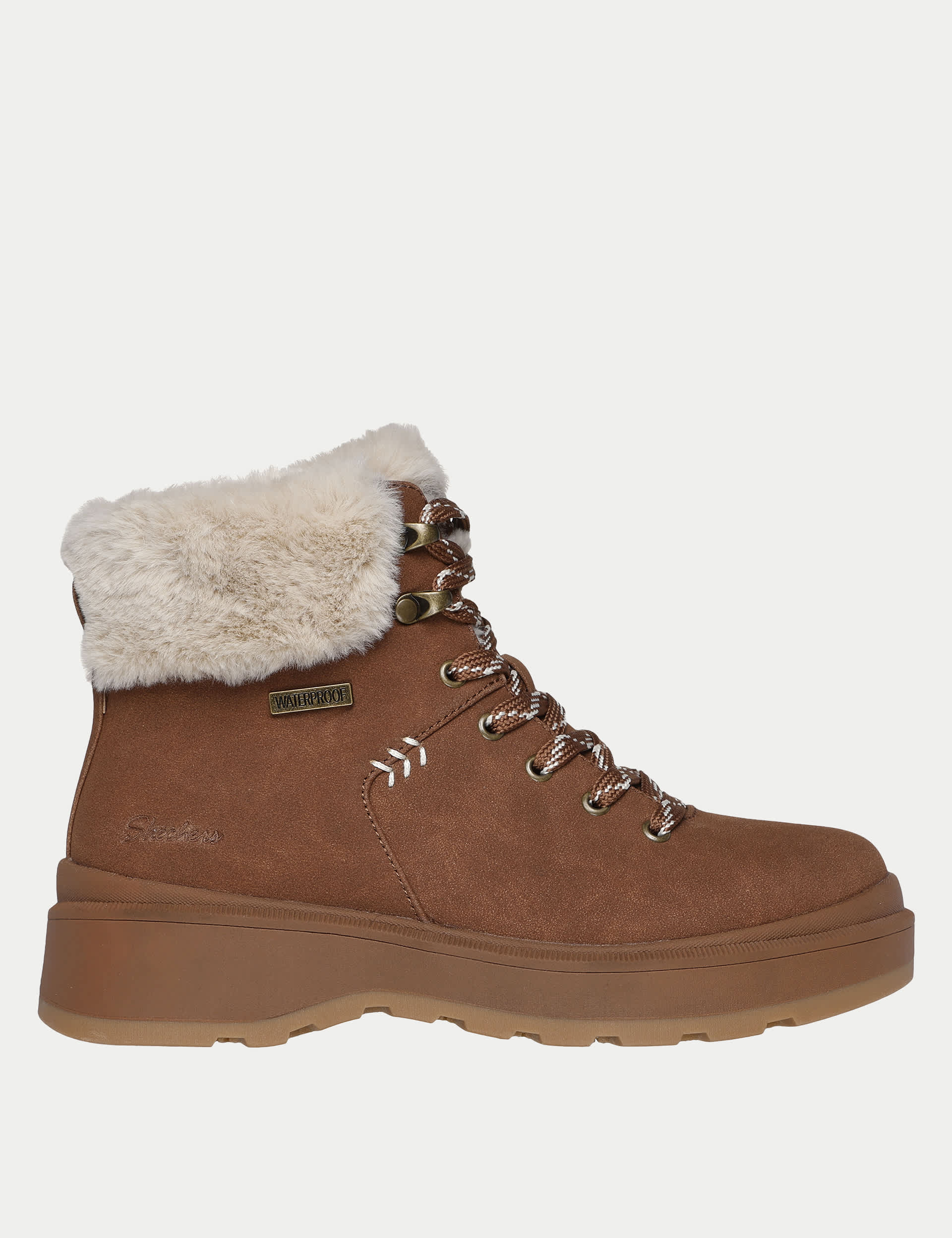 Skechers Women's Park City Hiker Ankle Boots - 6 - Light Brown, Light Brown