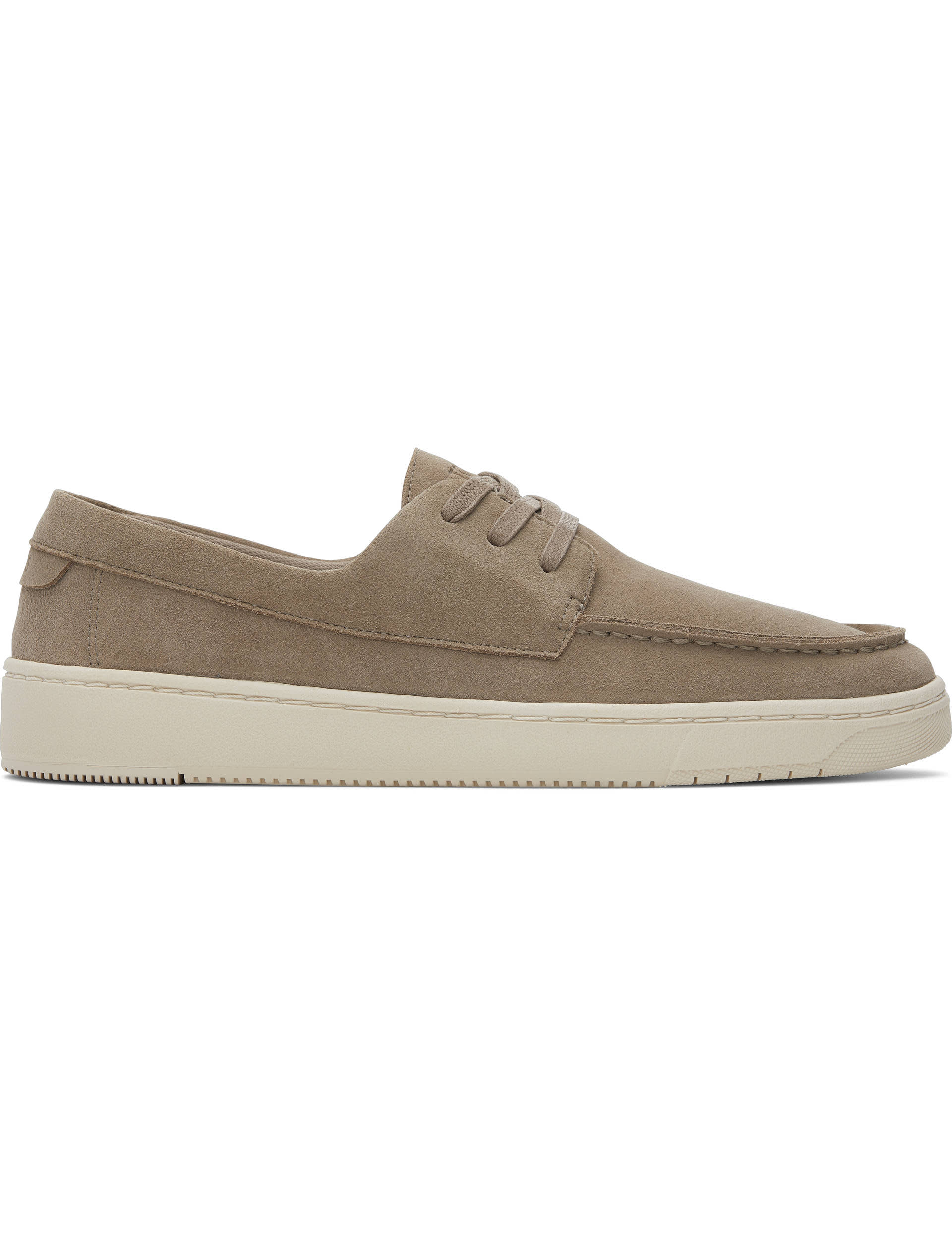 Toms Men's Suede Boat Shoes - 10 - Taupe, Taupe