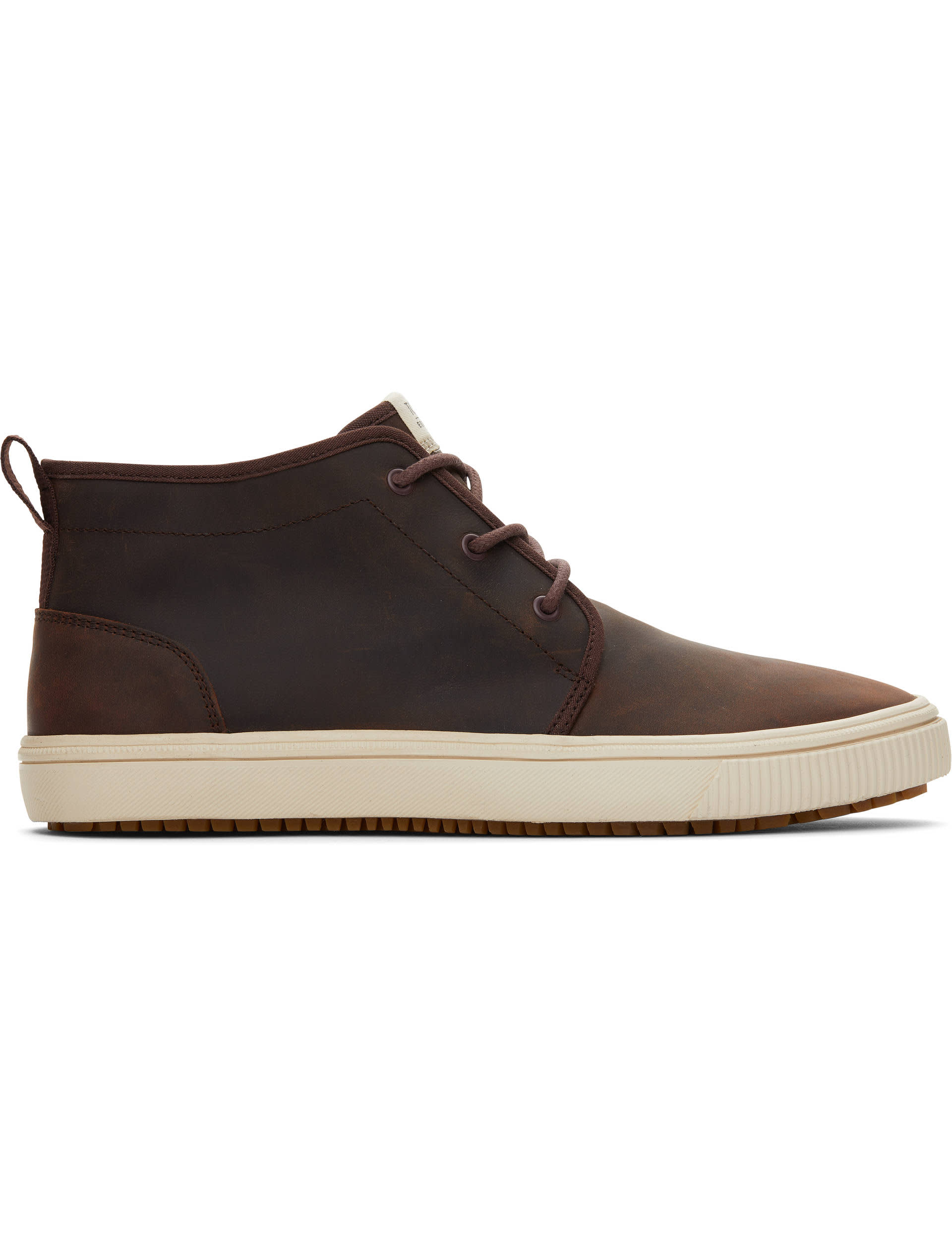 Toms Men's Leather Lace Up Trainers - 9 - Brown, Brown