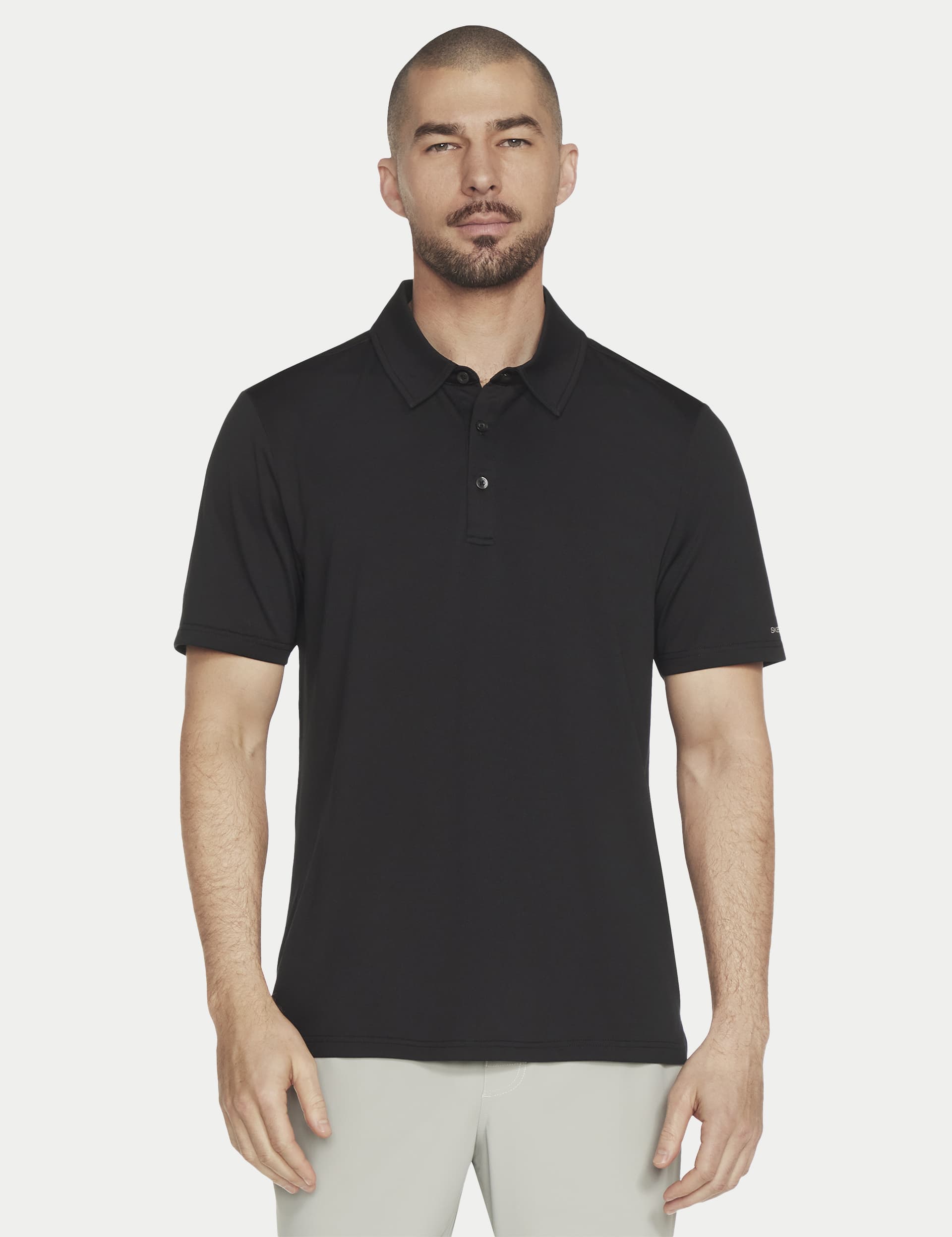 Skechers Men's GO DRI Charge Polo Shirt - Black, Black