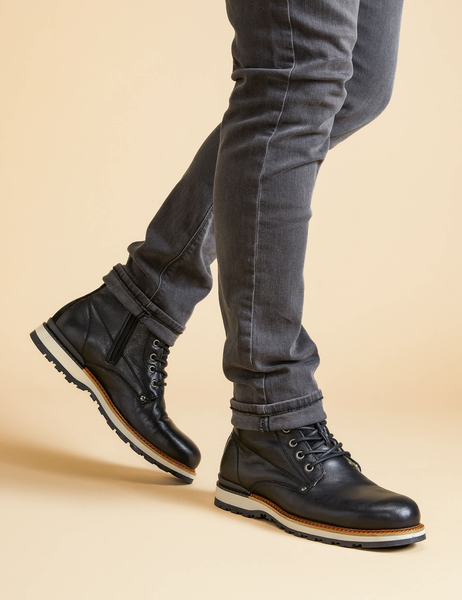 Jones Bootmaker Men's Leather Casual Boots