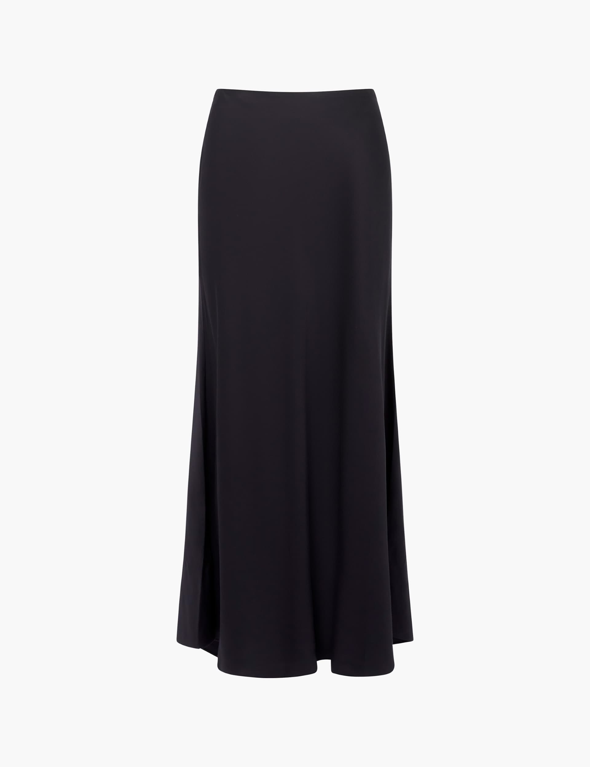 French Connection Women's Maxi A-Line Skirt with Wool - 6 - Black, Black