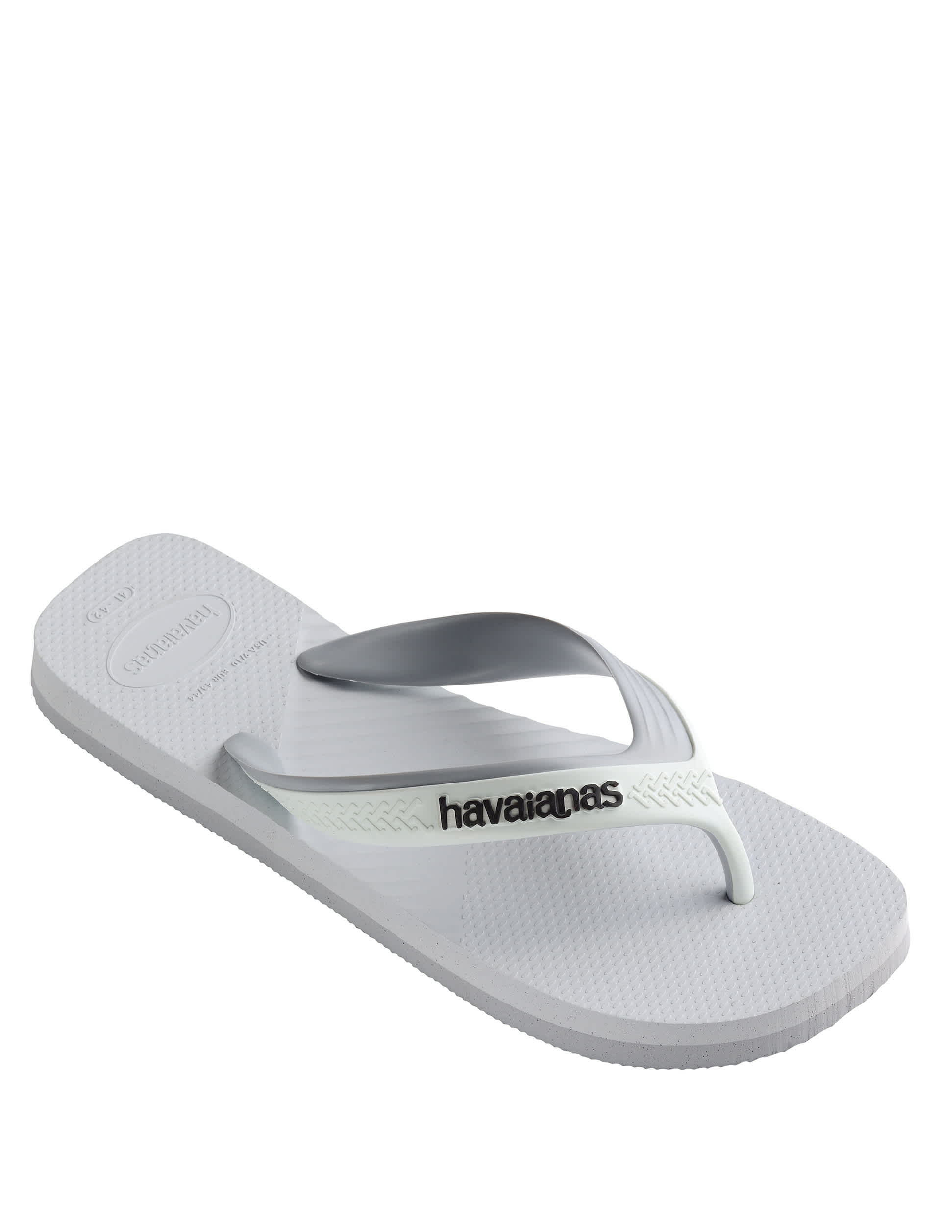 Havaianas Men's Flip Flops - 41/42 - White Mix, Black Mix,White Mix