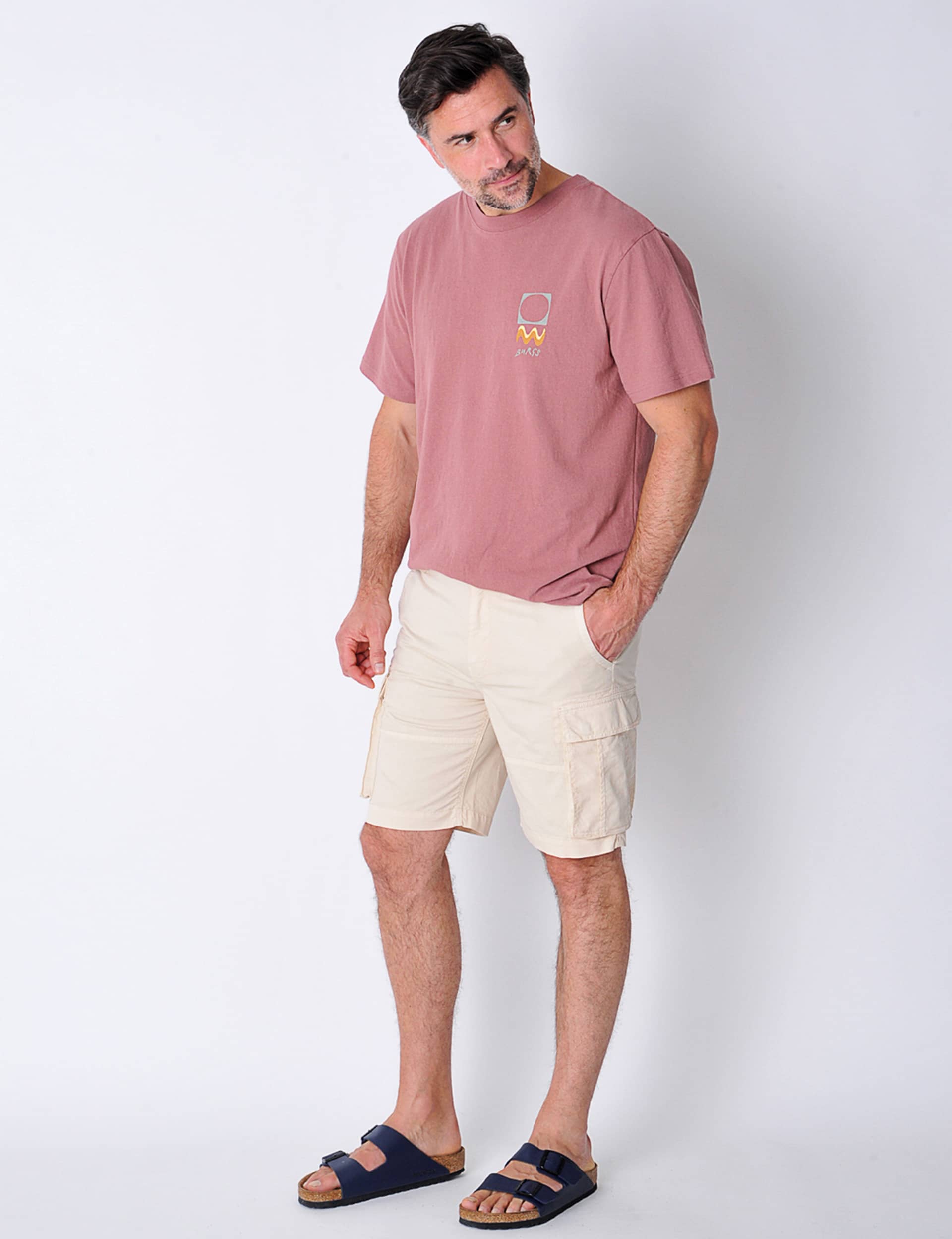 Burgs Men's Cotton Rich Cargo Shorts