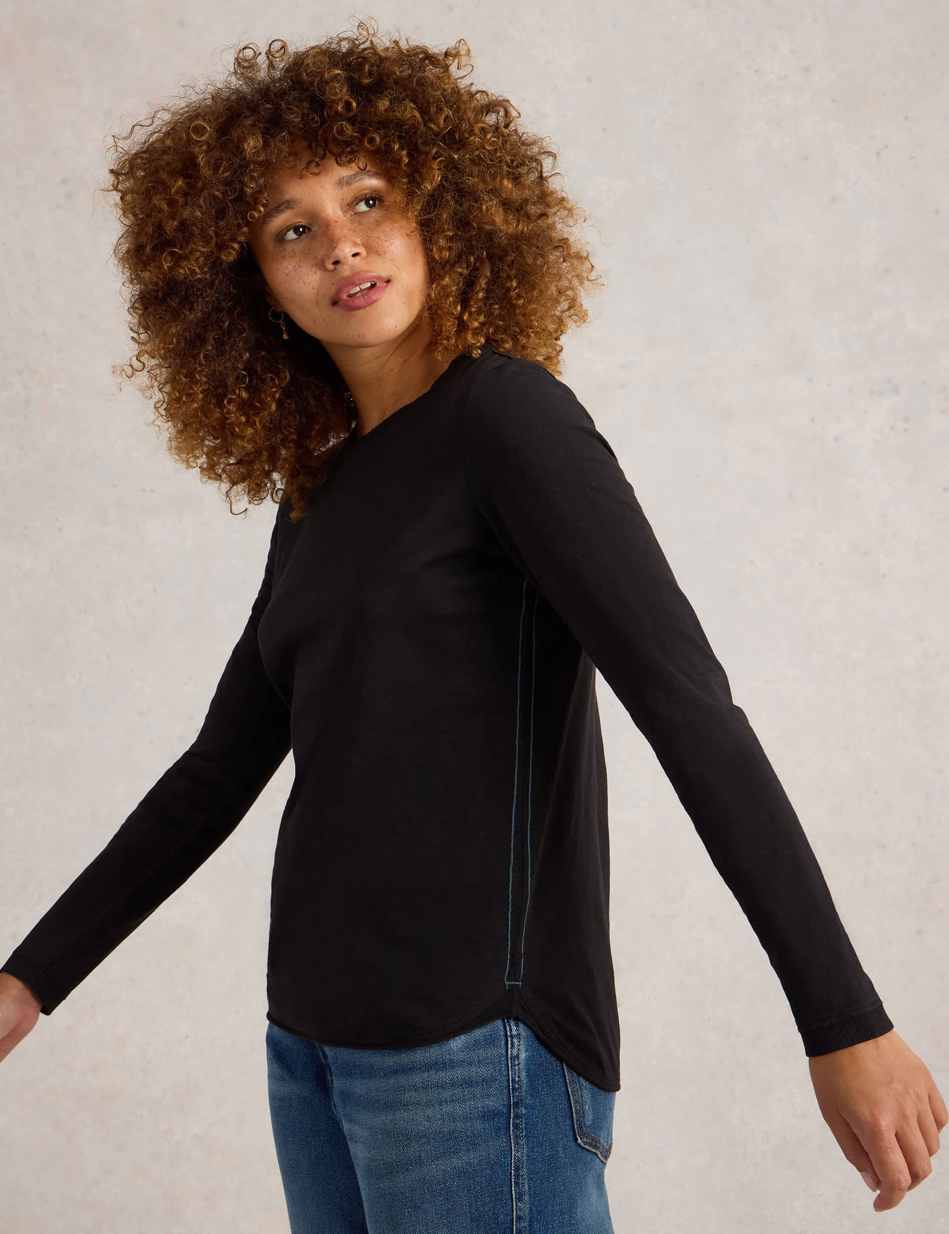 White Stuff Women's Pure Cotton Top