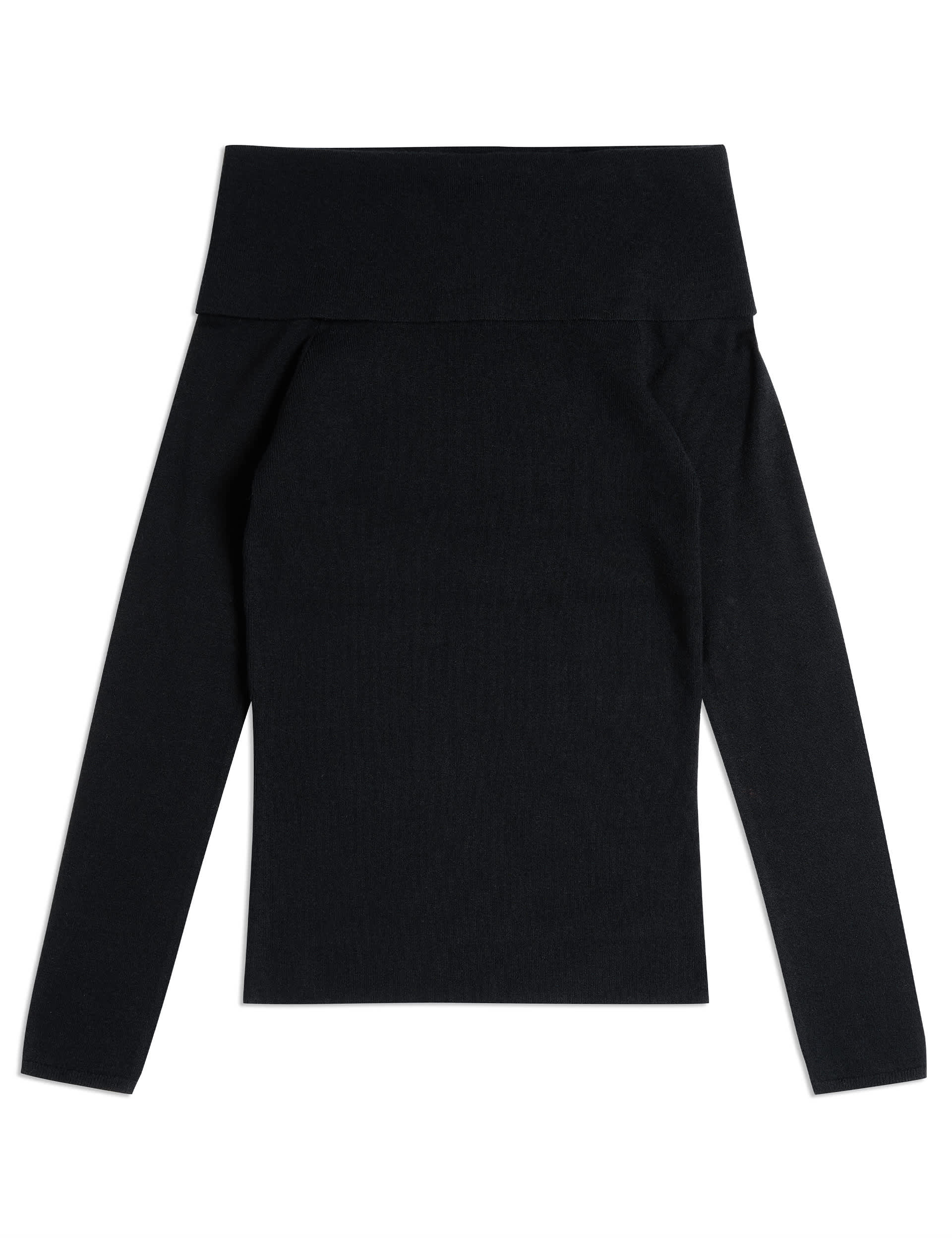 Albaray Women's Slash Neck Jumper - 12 - Black, Black