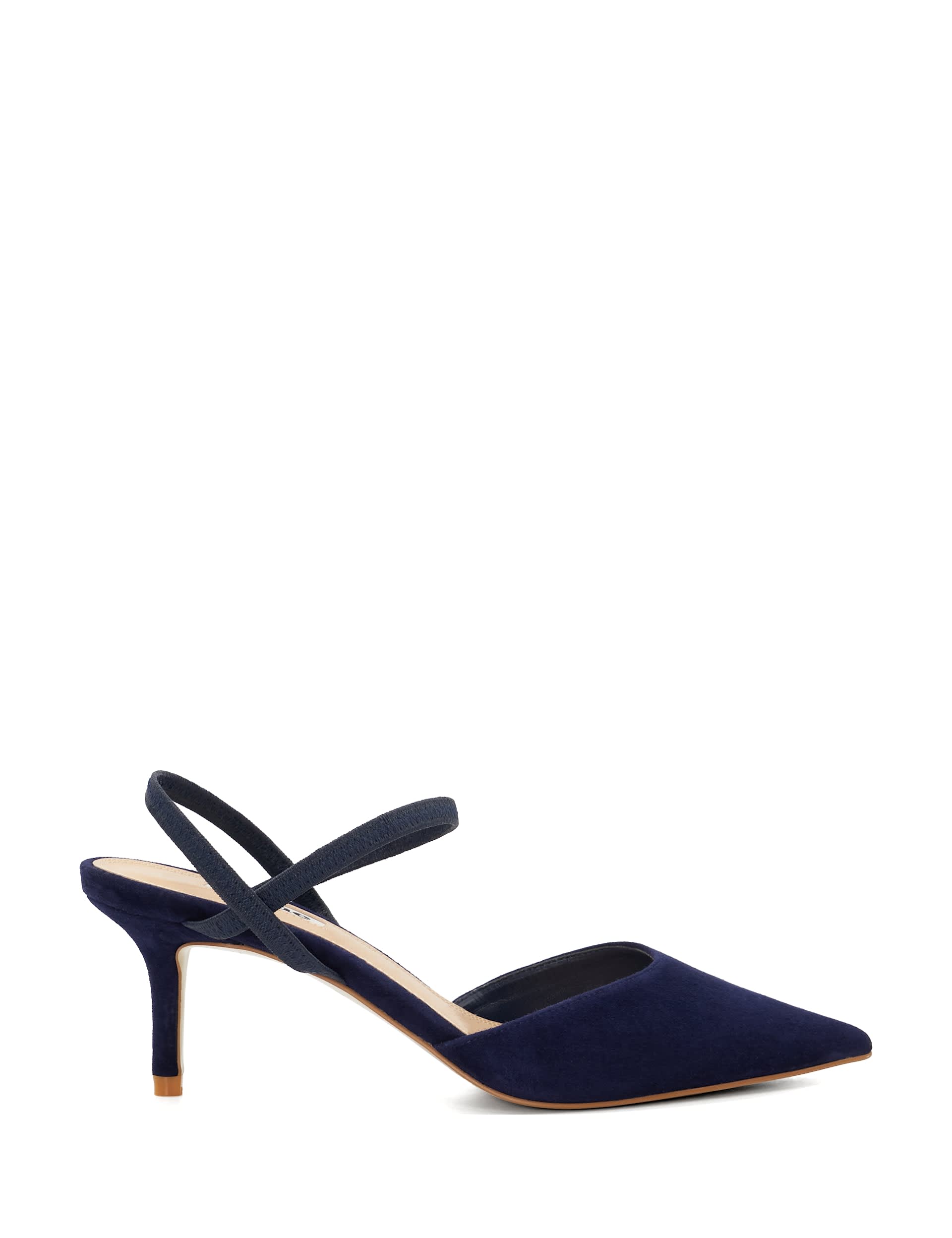 Dune London Women's Sparkle Stiletto Heel Pointed Court Shoes - 5 - Navy, Navy,Gold