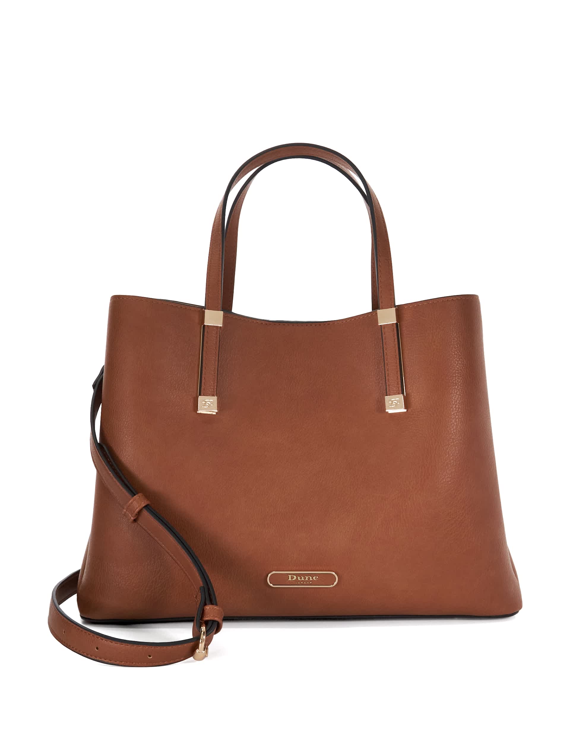 Dune London Women's Top Handle Tote Bag - Tan, Tan