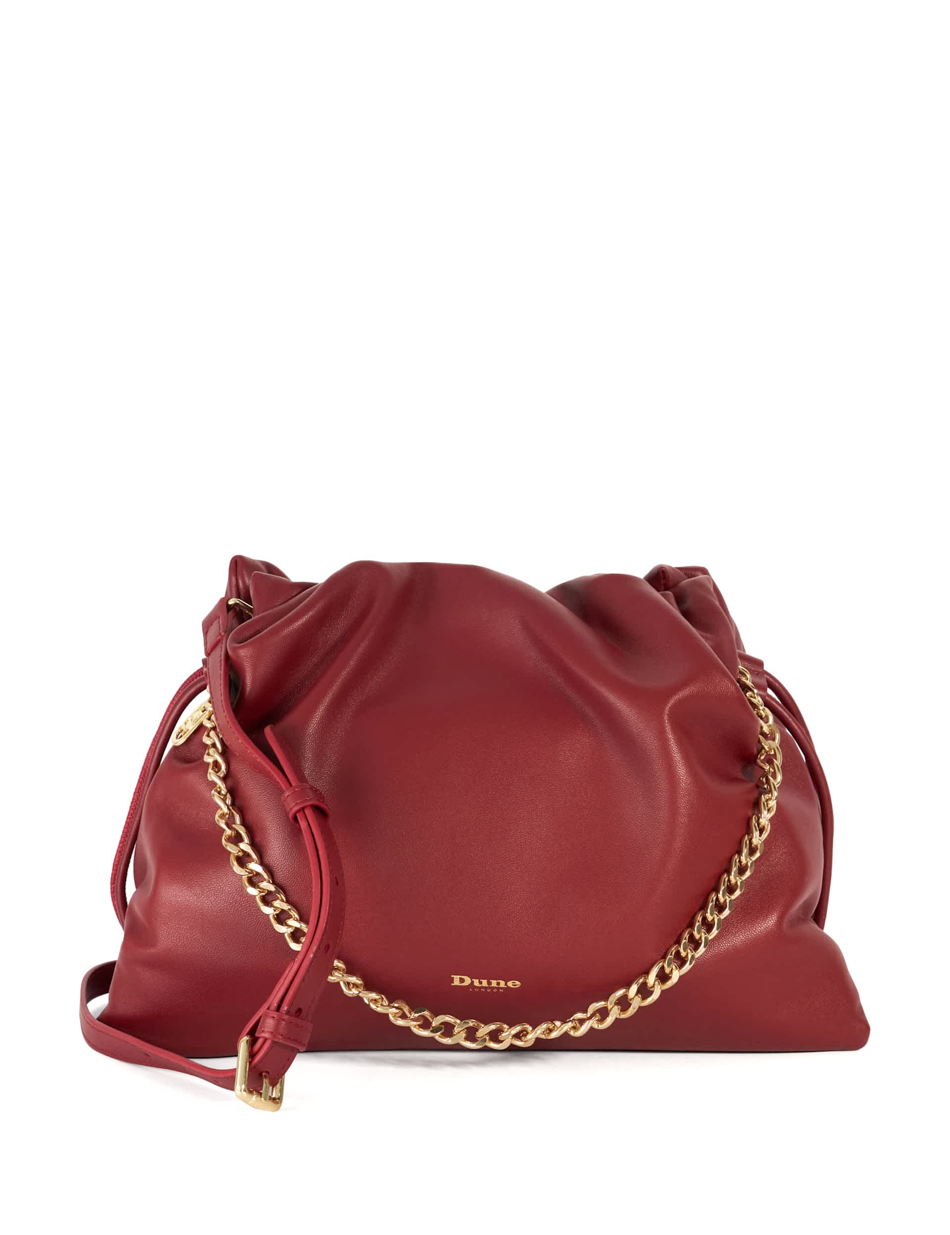 Dune London Women's Leather Chain Strap Shoulder Bag