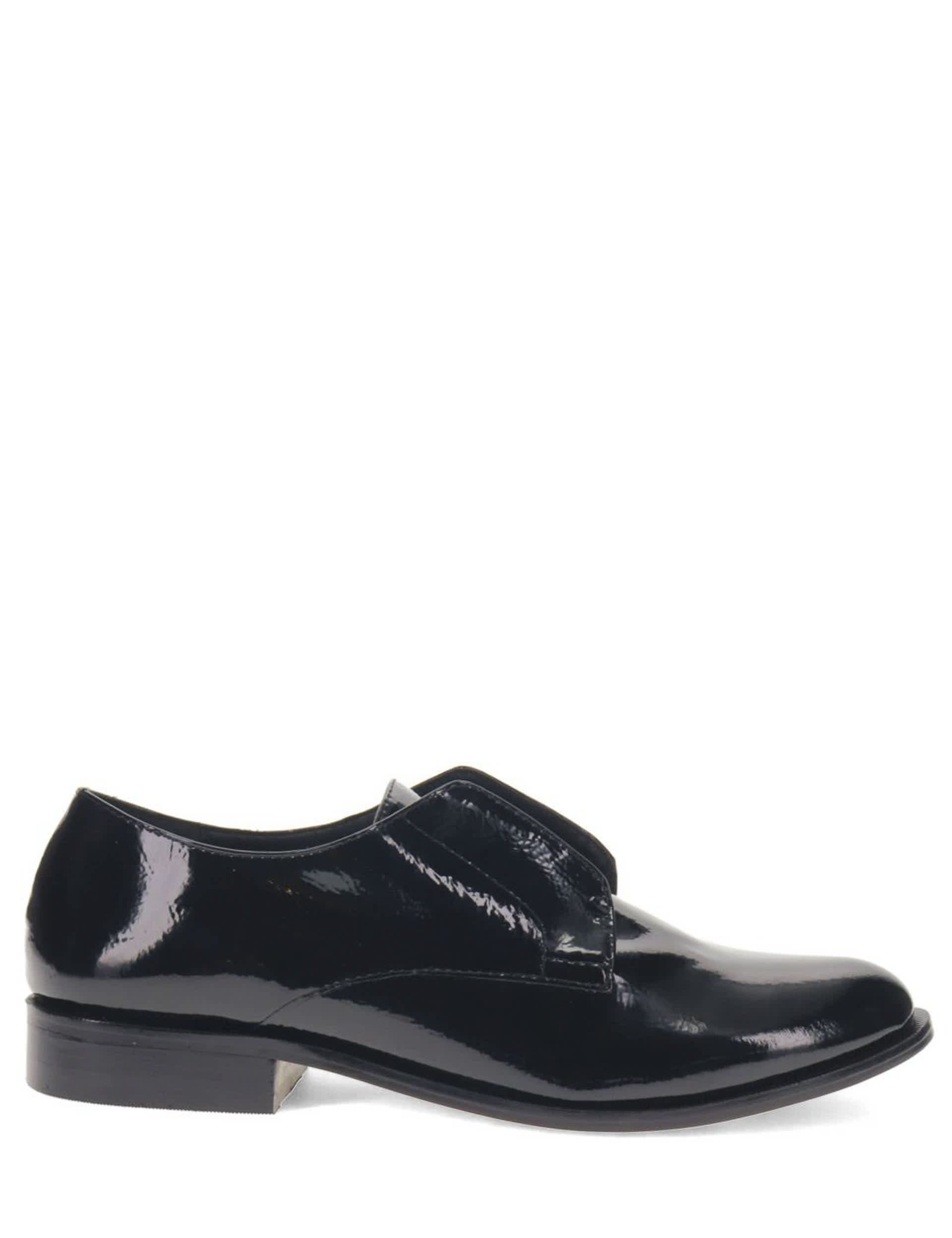 Jones Bootmaker Women's Patent Leather Brogues - 5 - Black, Black