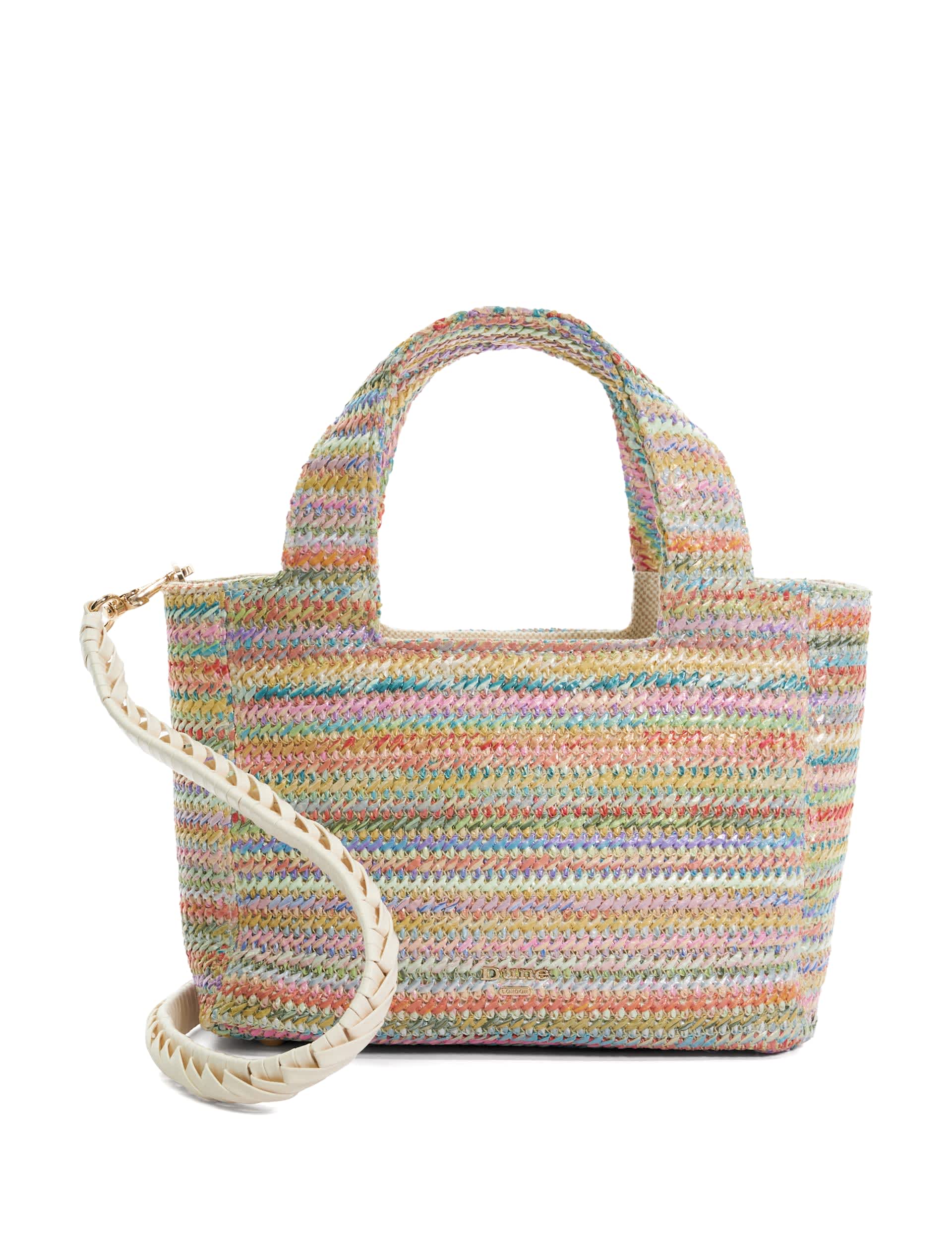 Dune London Women's Woven Top Handle Grab Bag - Multi, Multi