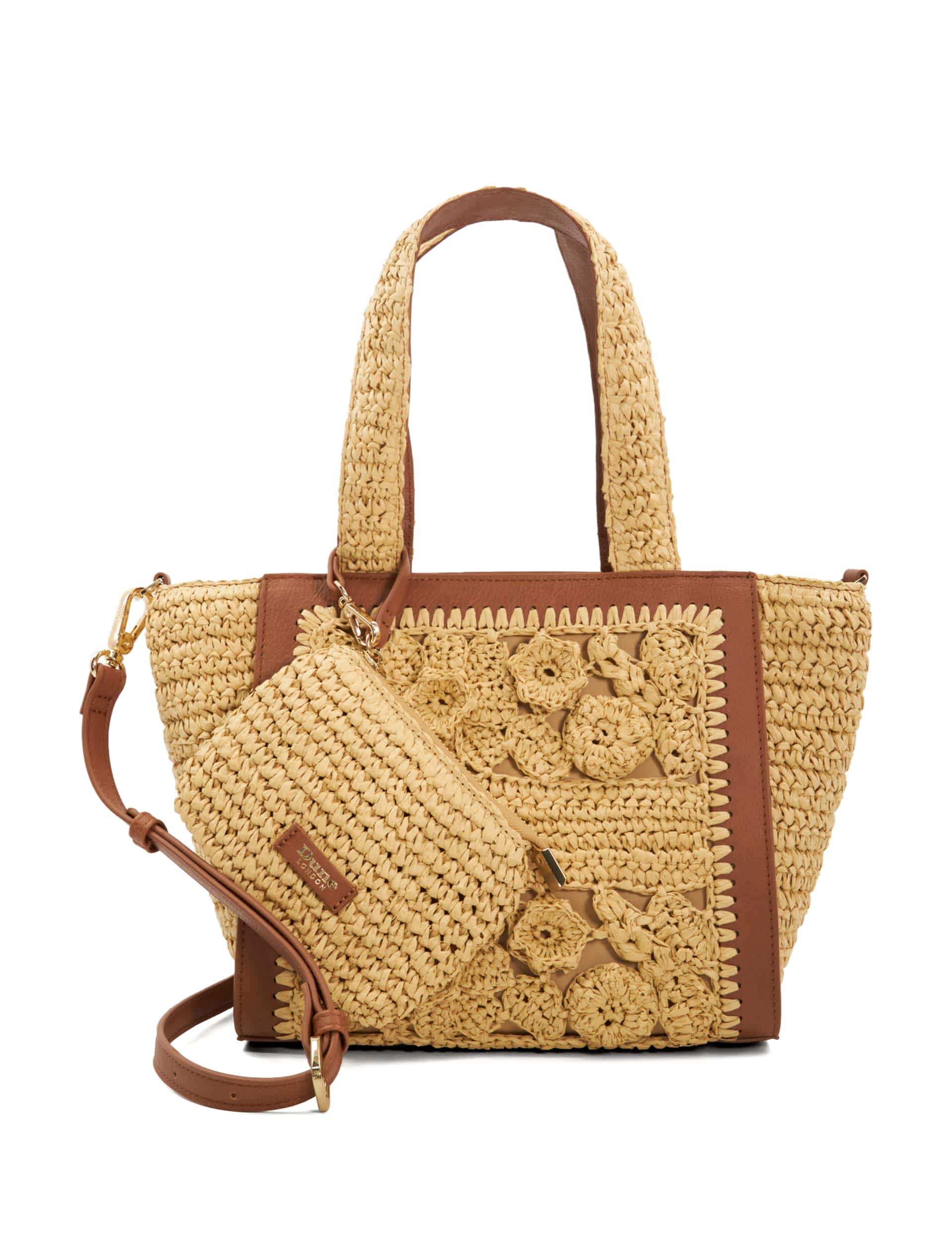 Dune London Women's Woven Tote Bag - Natural, Natural