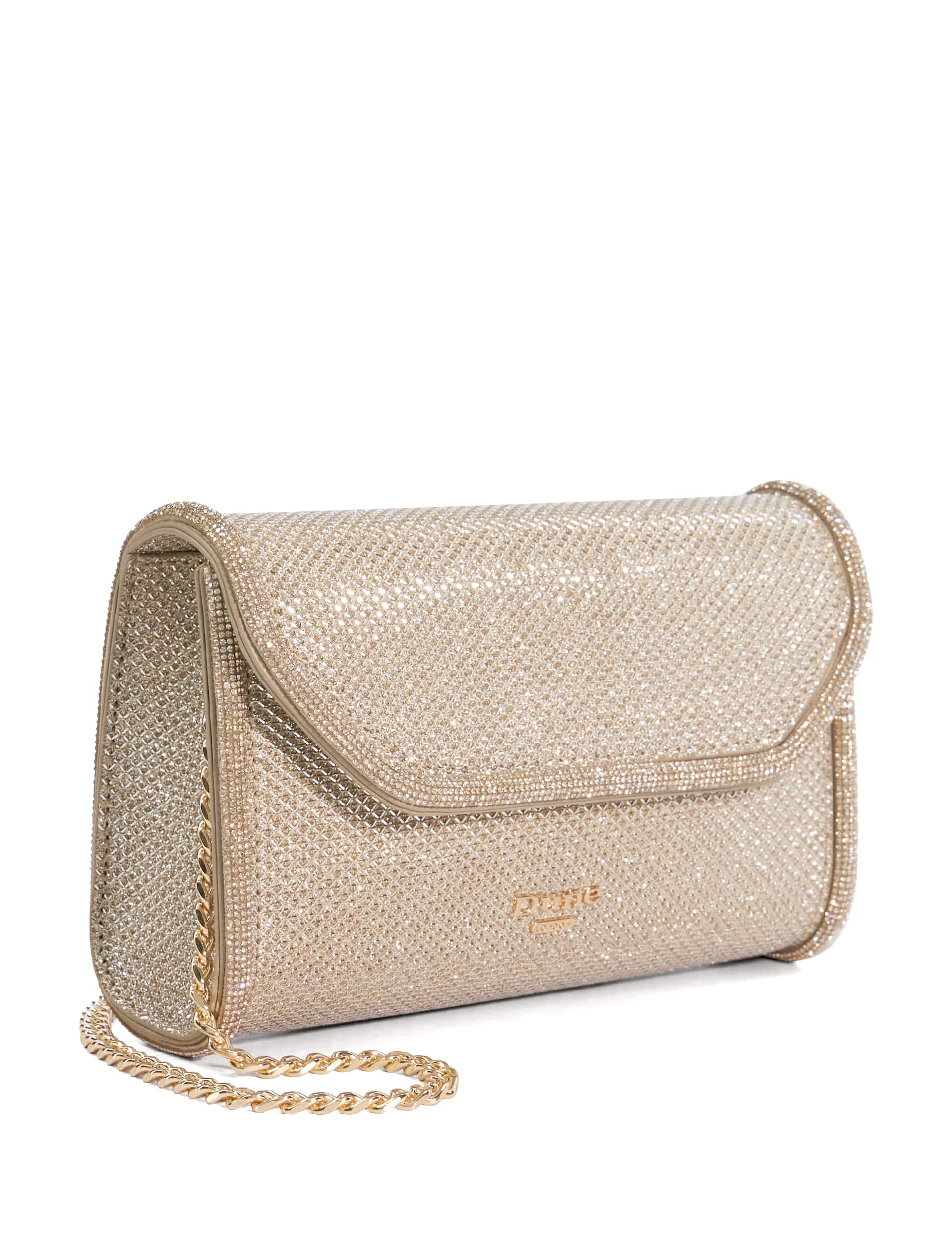 Dune London Women's Metallic Clutch Bag - Gold, Gold