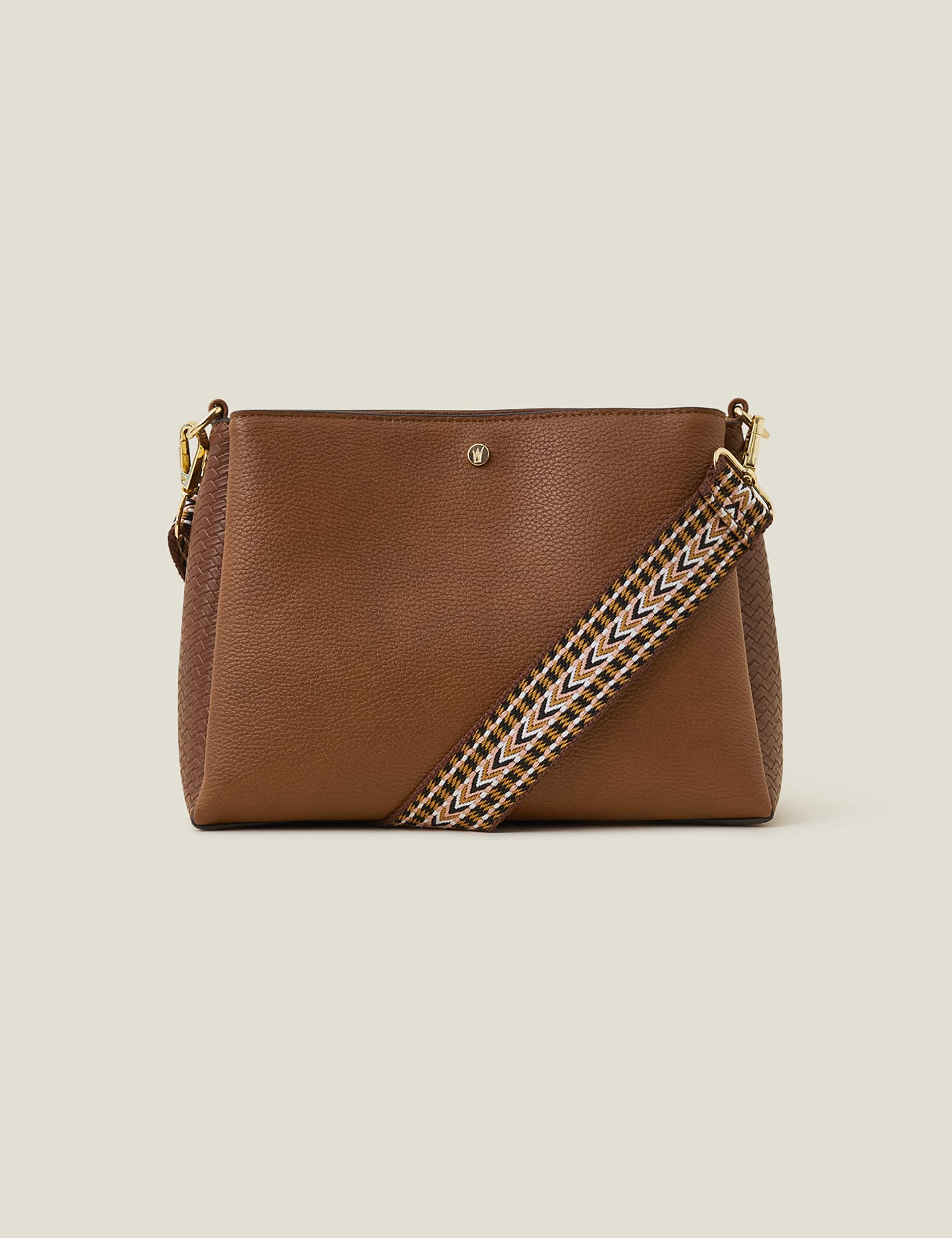 Accessorize Women's Faux Leather Cross Body Bag