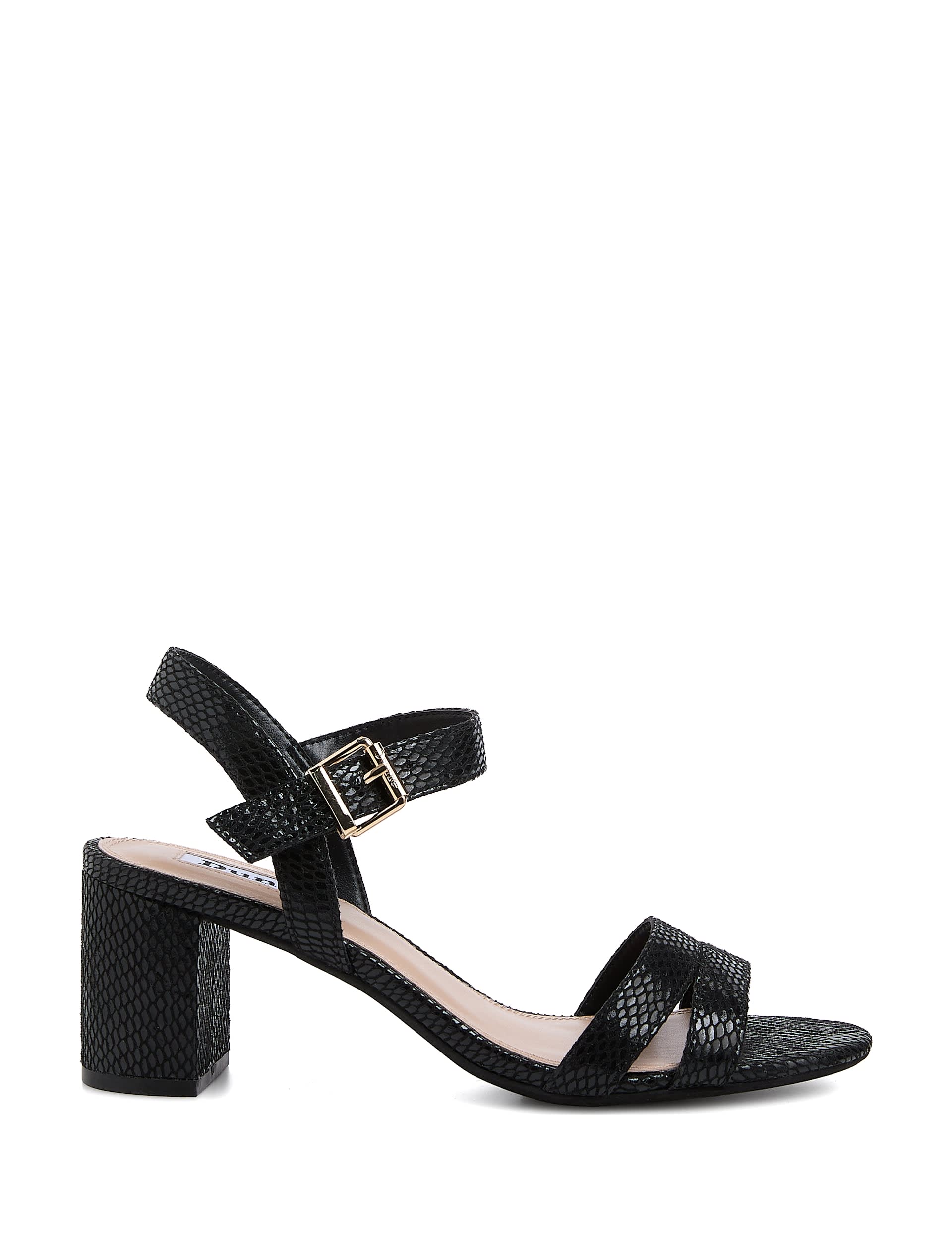 Dune London Women's Strappy Block Heel Sandals