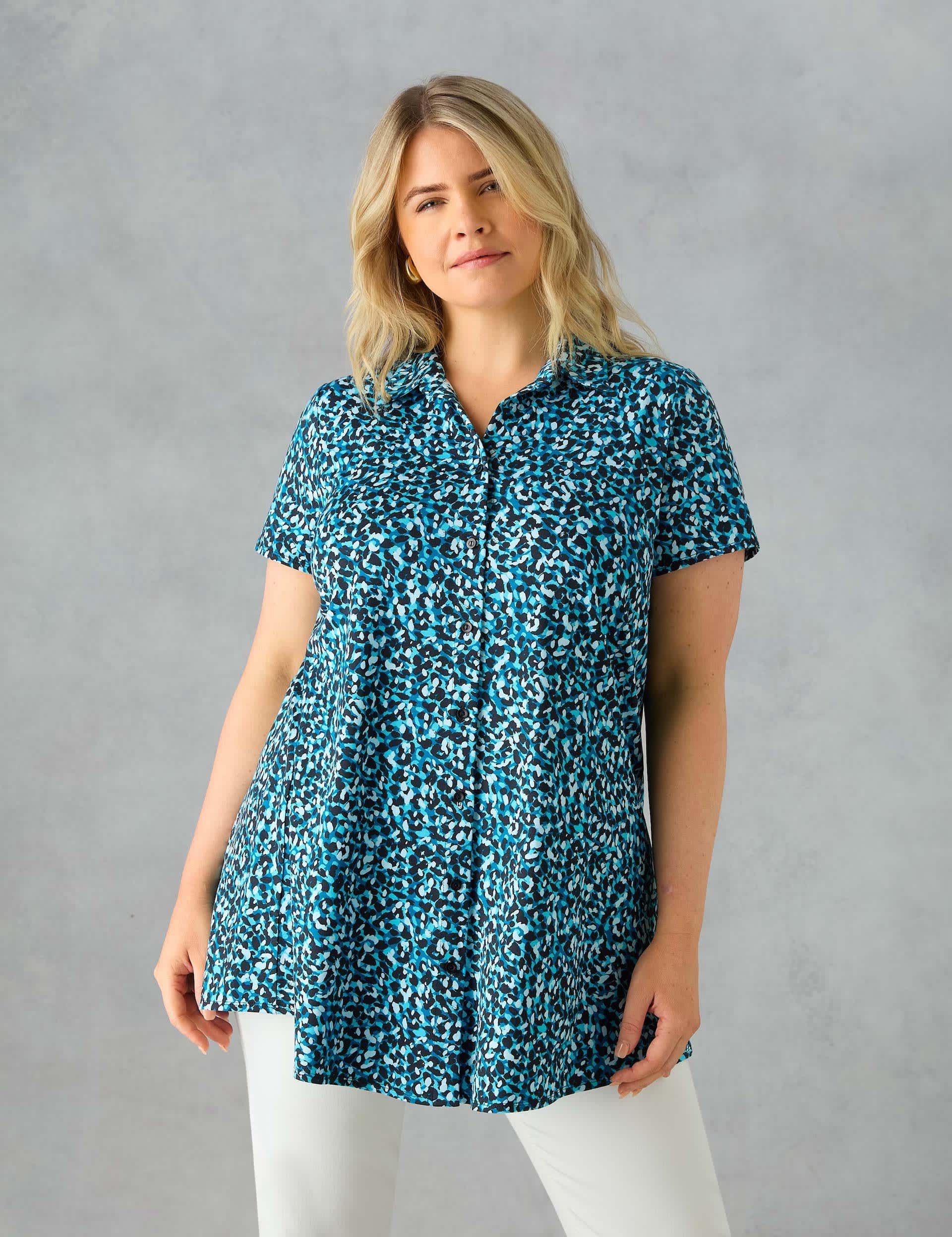 Live Unlimited London Women's Jersey Printed Shirt