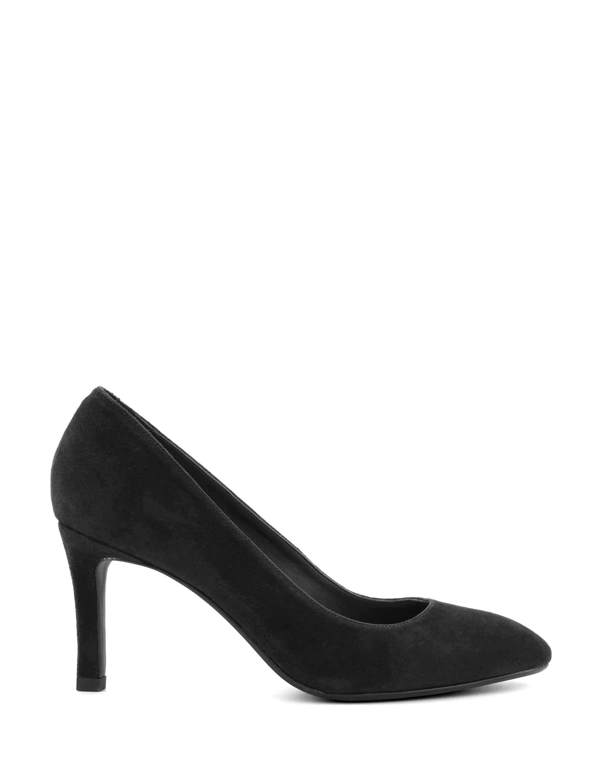 Dune London Women's Leather Stiletto Heel Court Shoes - 3 - Black, Black