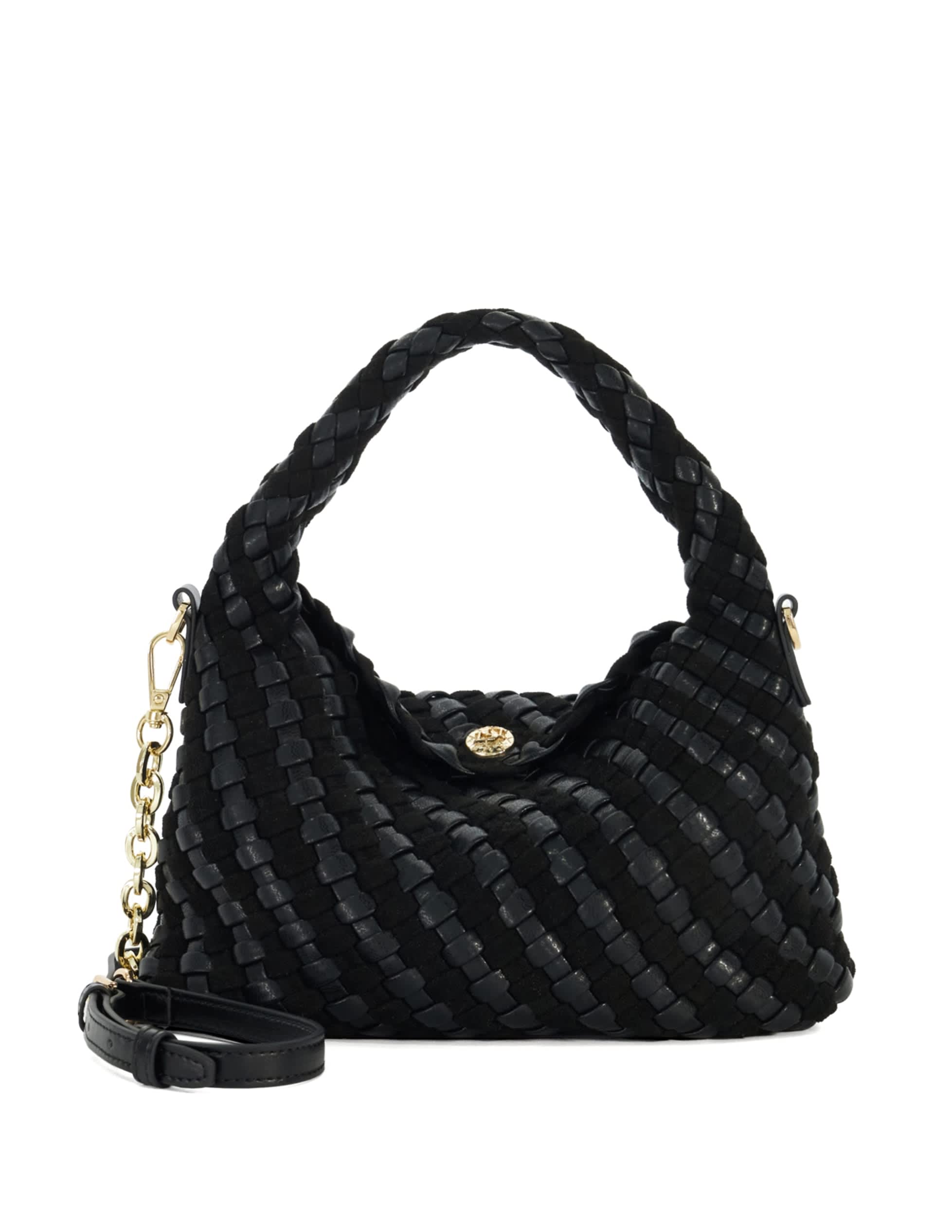 Dune London Women's Woven Cross Body Bag - Black, Black