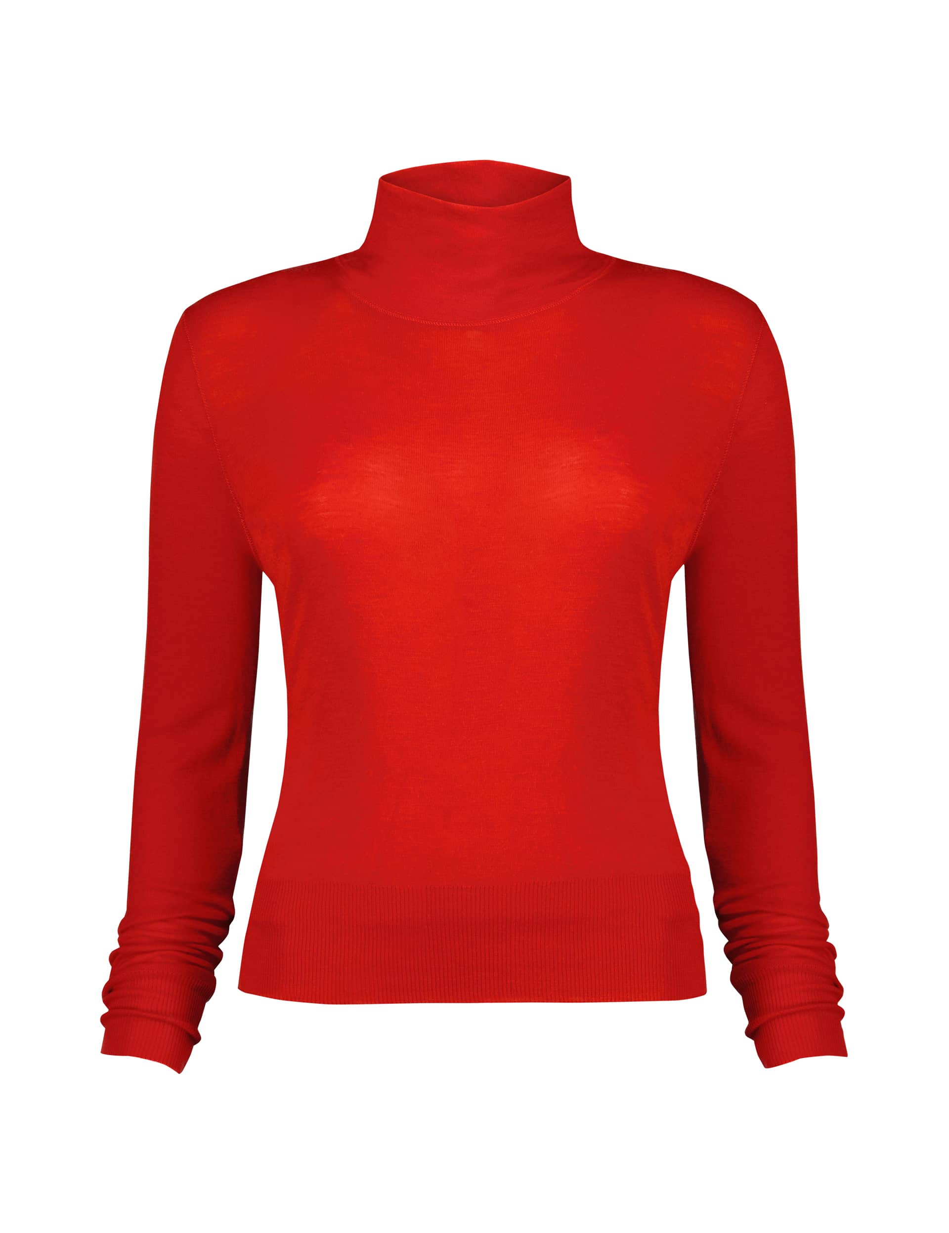 Baukjen Women's Merino Wool Rich Long Sleeve Top - 18 - Red, Red