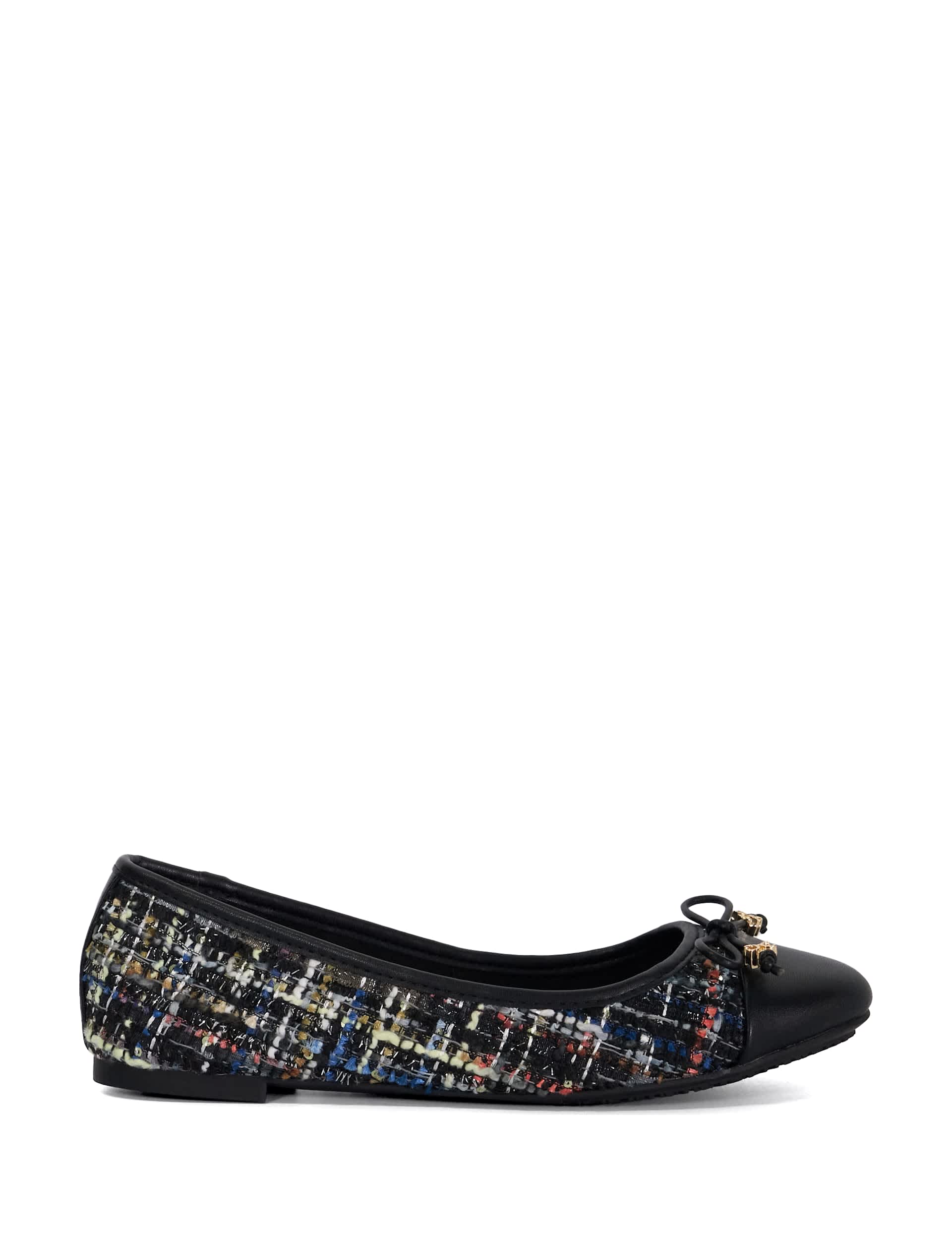 Dune London Women's Patterned Flat Ballet Pumps
