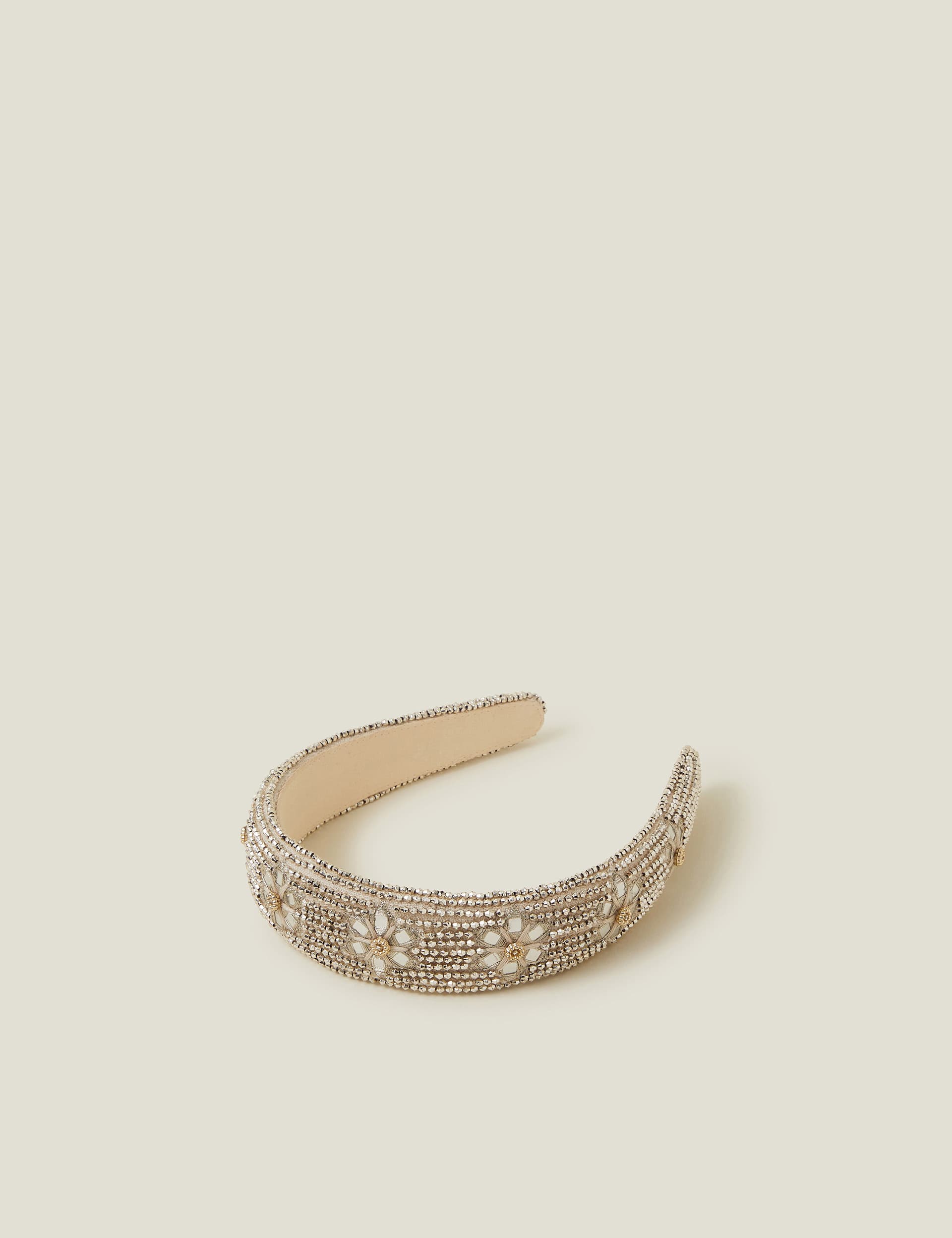 Accessorize Women's Embellished Headband - Silver, Silver