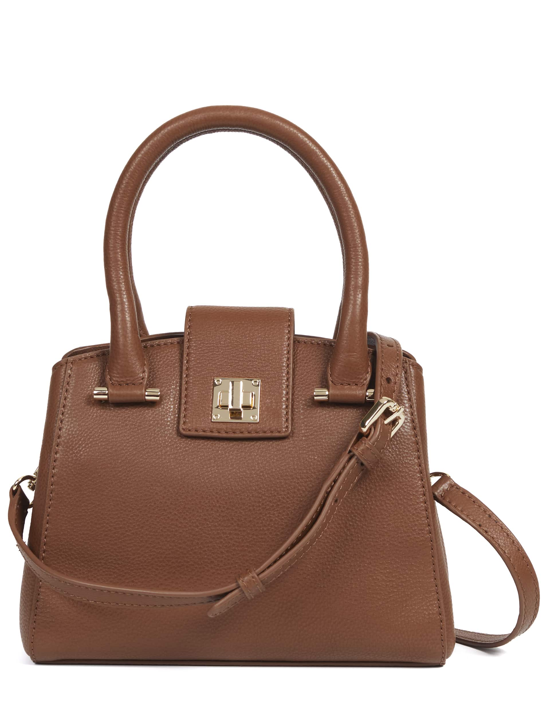 Women's Jones bootmaker leather handbag - Tan, Tan