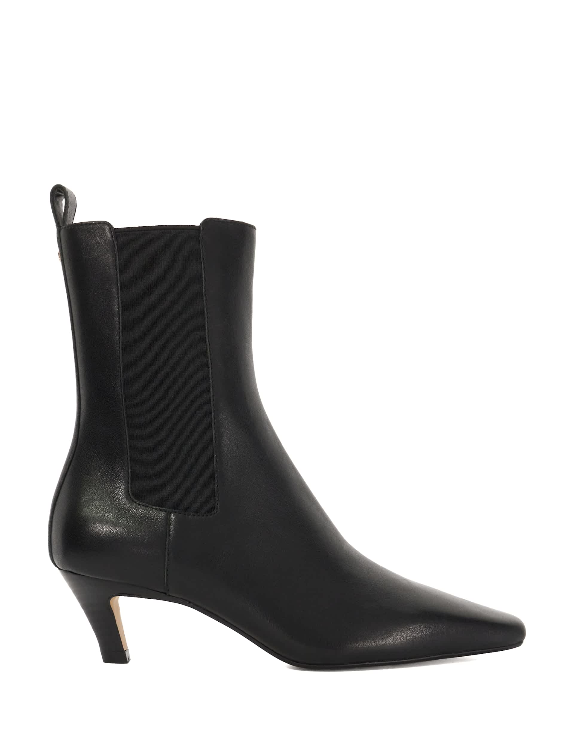 Dune London Women's Leather Kitten Heel Ankle Boots