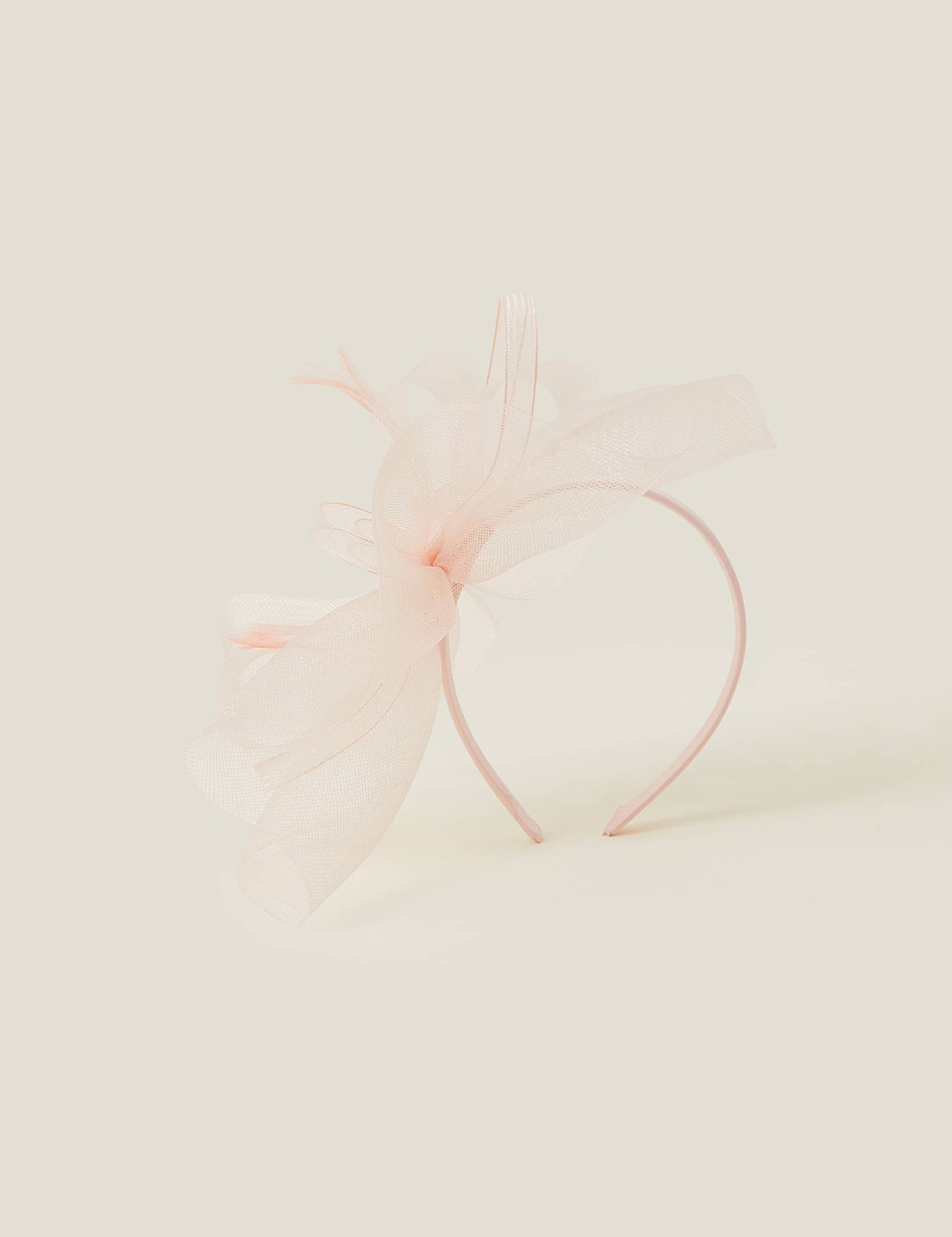 Accessorize Women's Bow Fascinator - Light Pink, Black,Light Pink