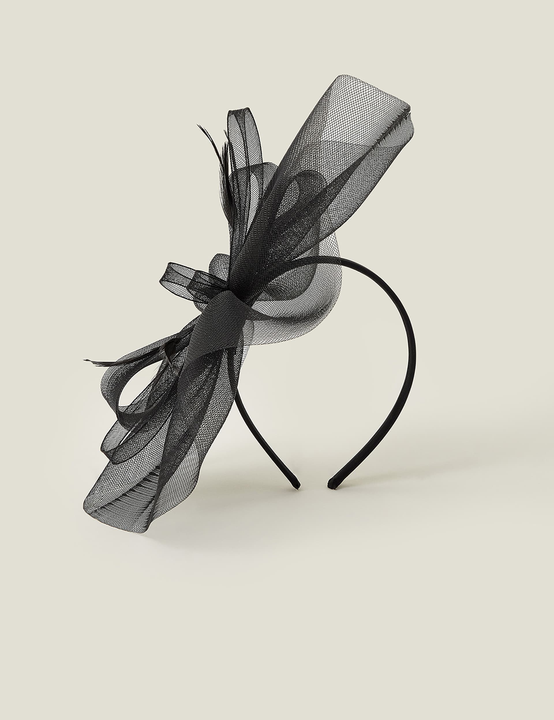 Accessorize Women's Bow Fascinator - Black, Black