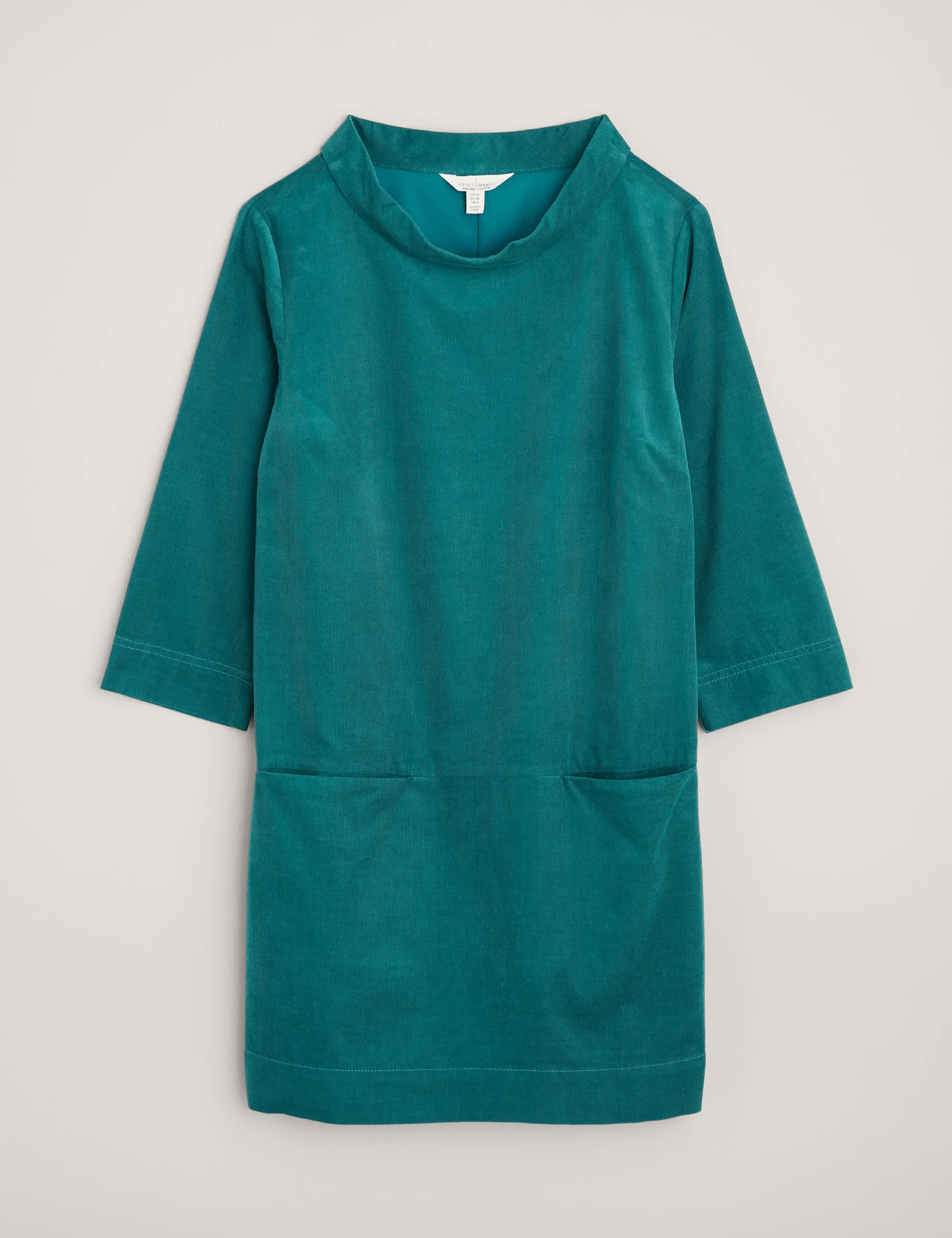 Seasalt Cornwall Women's Pure Cotton Cord Tunic - 10 - Teal, Teal