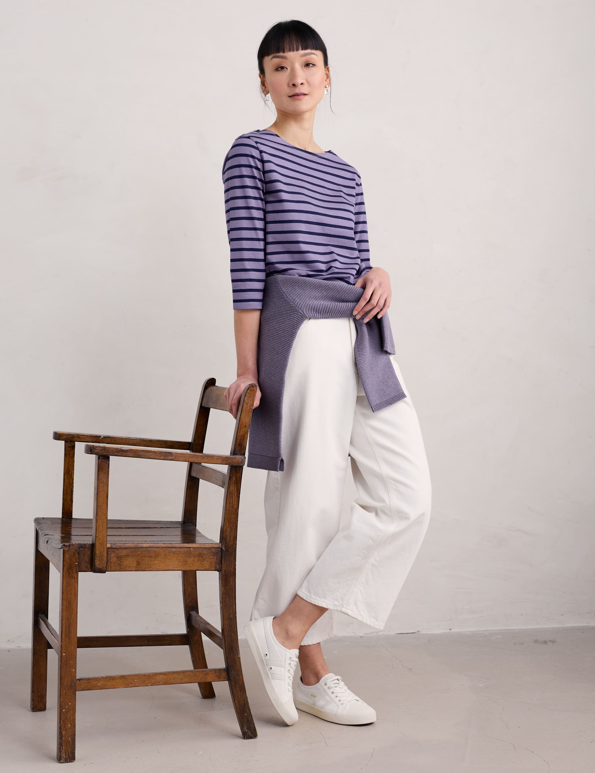 Seasalt Cornwall Women's Pure Cotton Striped Top