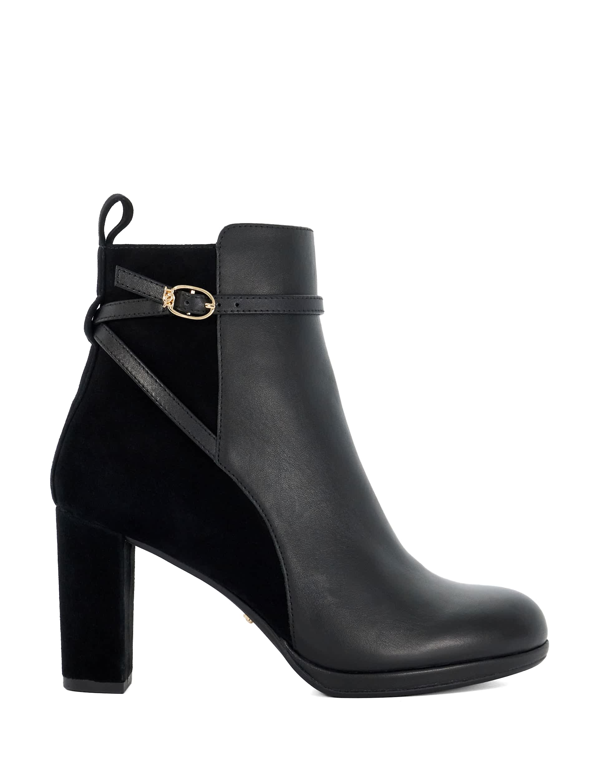 Dune London Women's Leather Platform Ankle Boots
