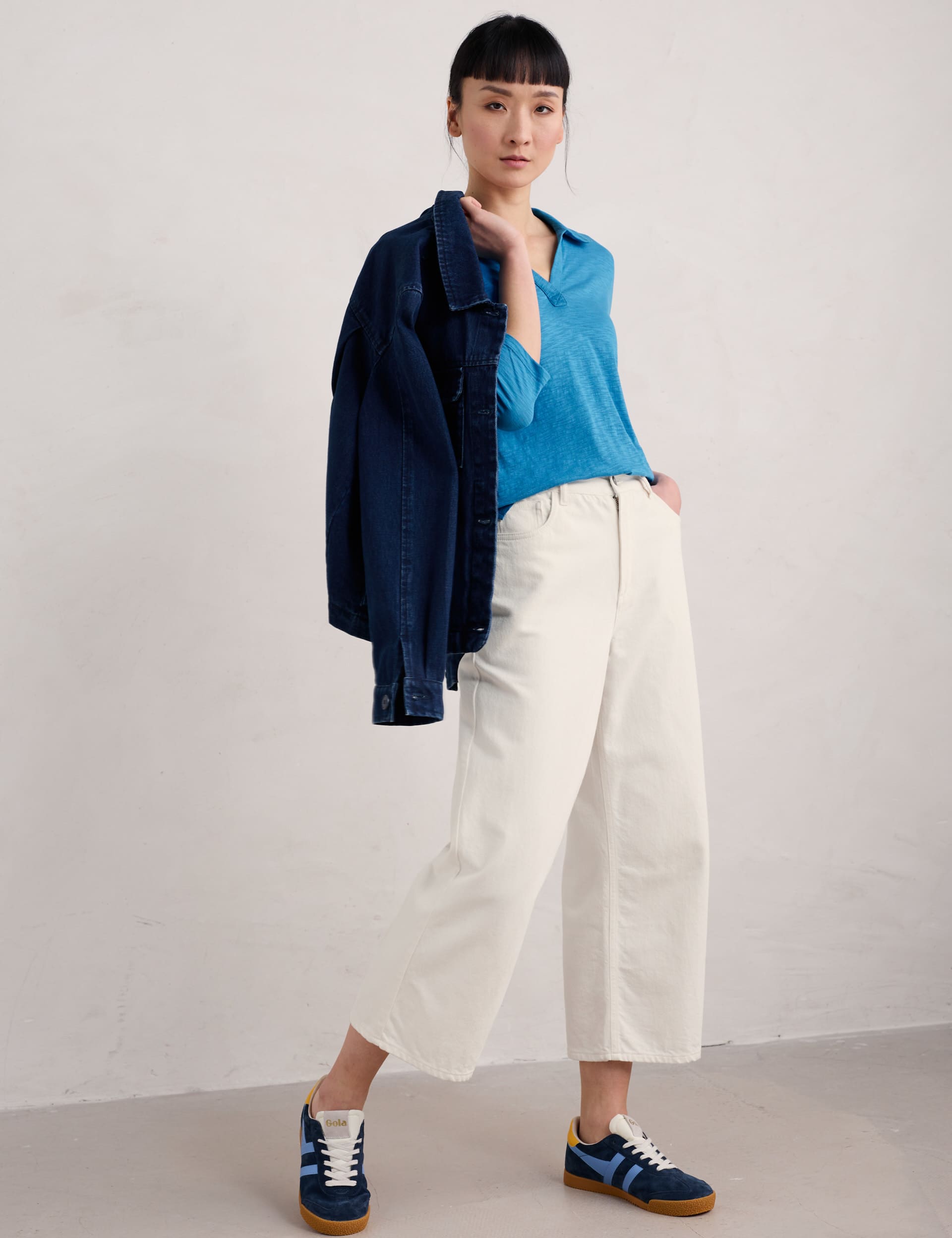 Seasalt Cornwall Women's Pure Cotton Collared Top