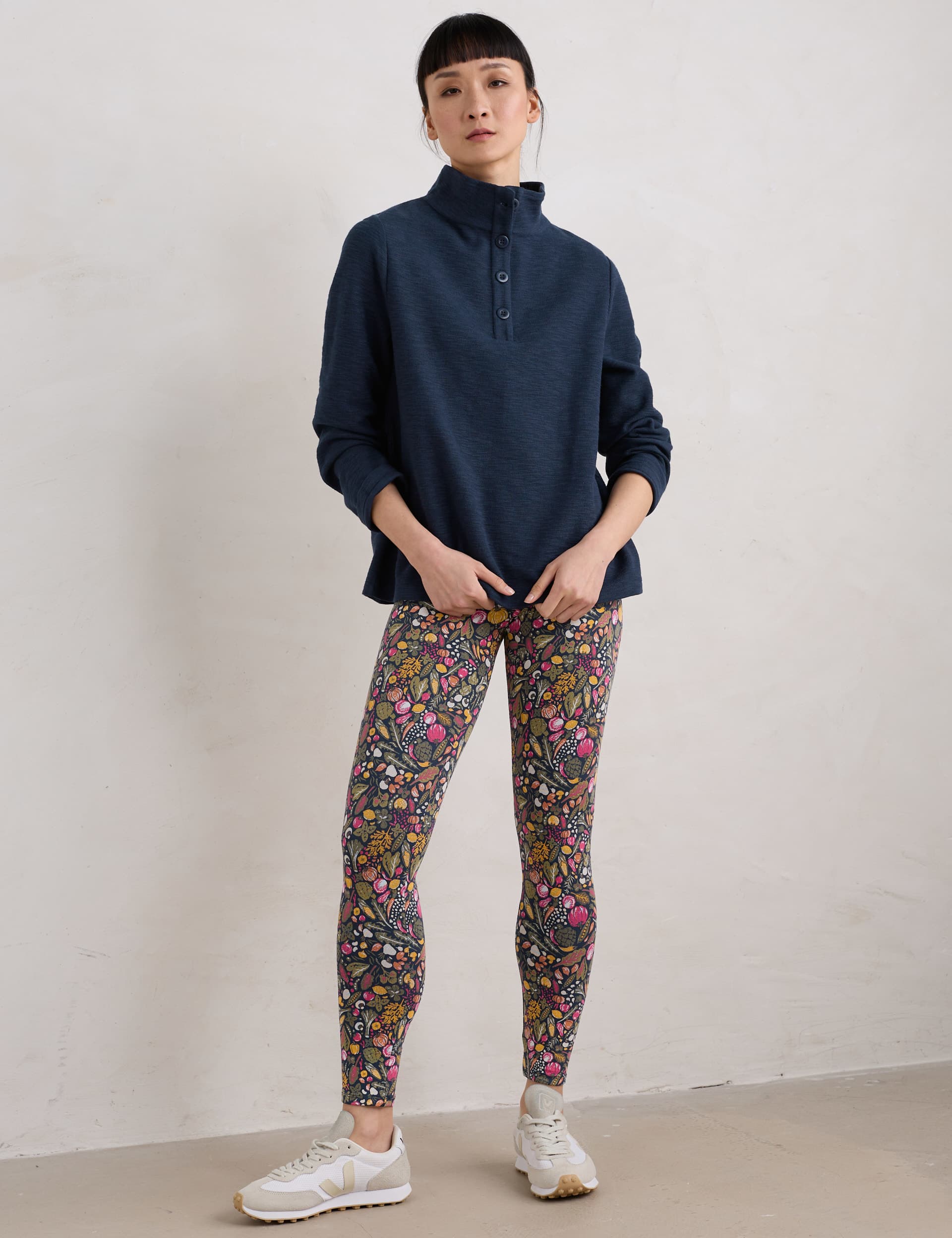 Seasalt Cornwall Women's Cotton Rich Garden Print Leggings