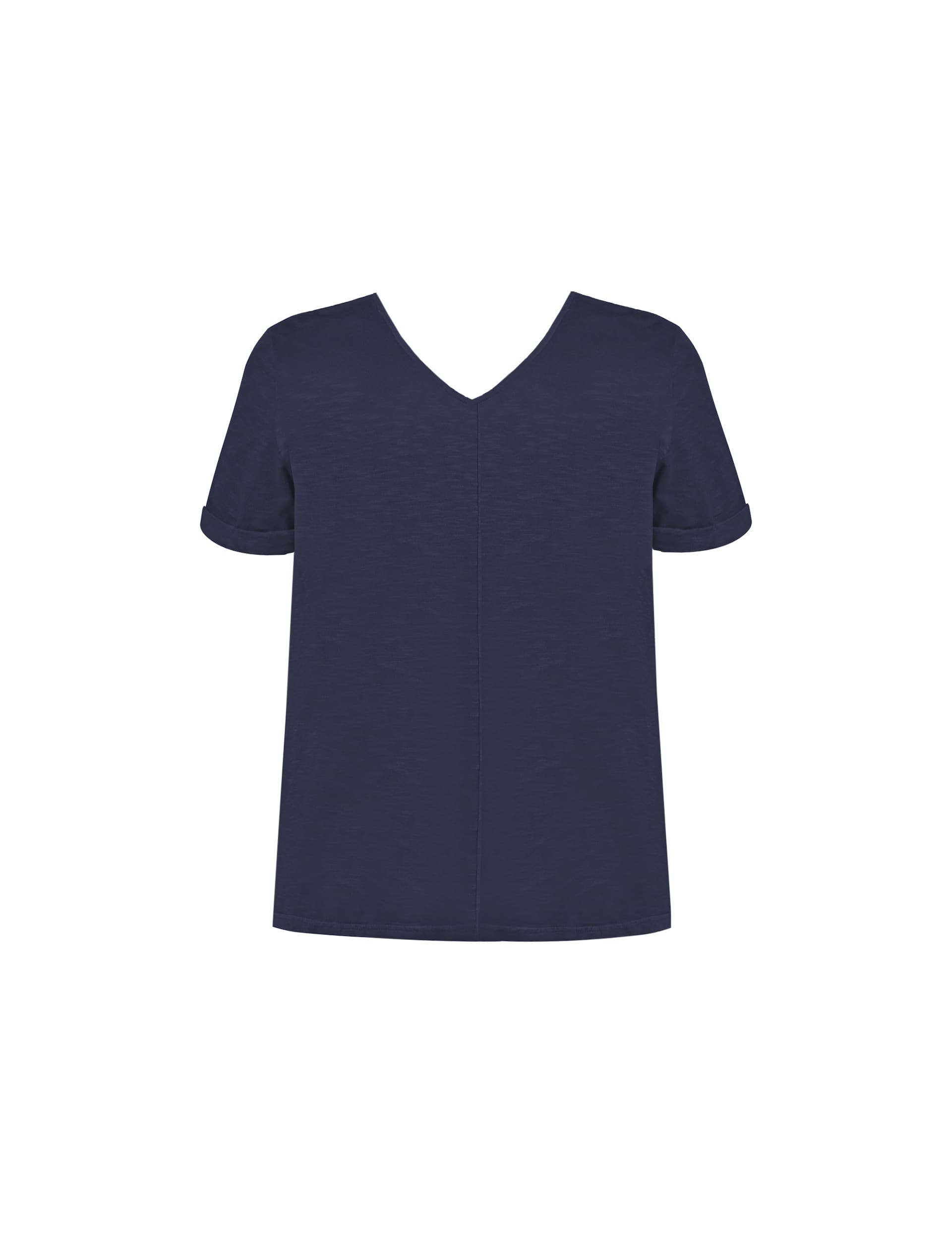 Live Unlimited London Women's Pure Cotton V-Neck T-Shirt - 14 - Navy, White,Black,Navy