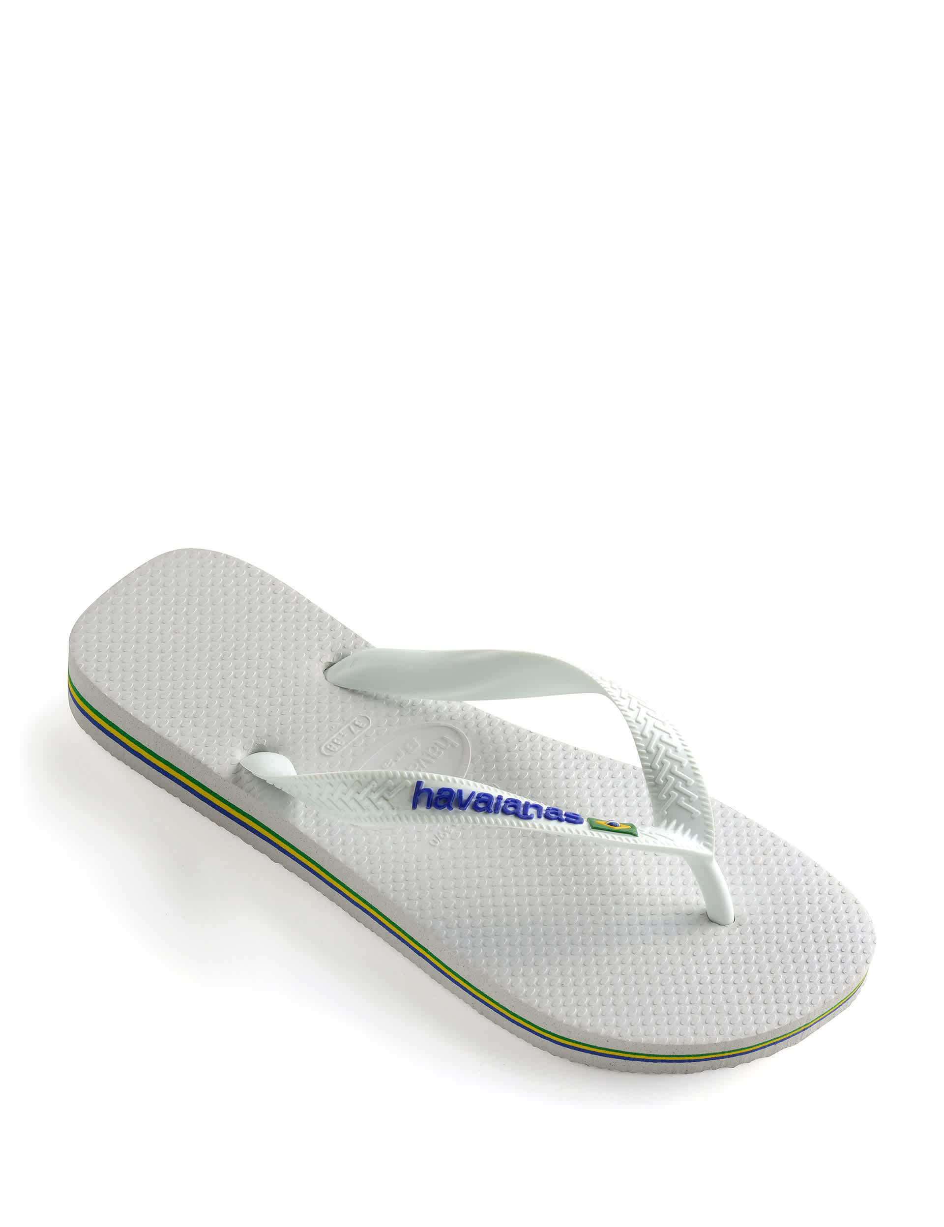 Havaianas Women's Brasil Flip Flops - 35/36 - White, White