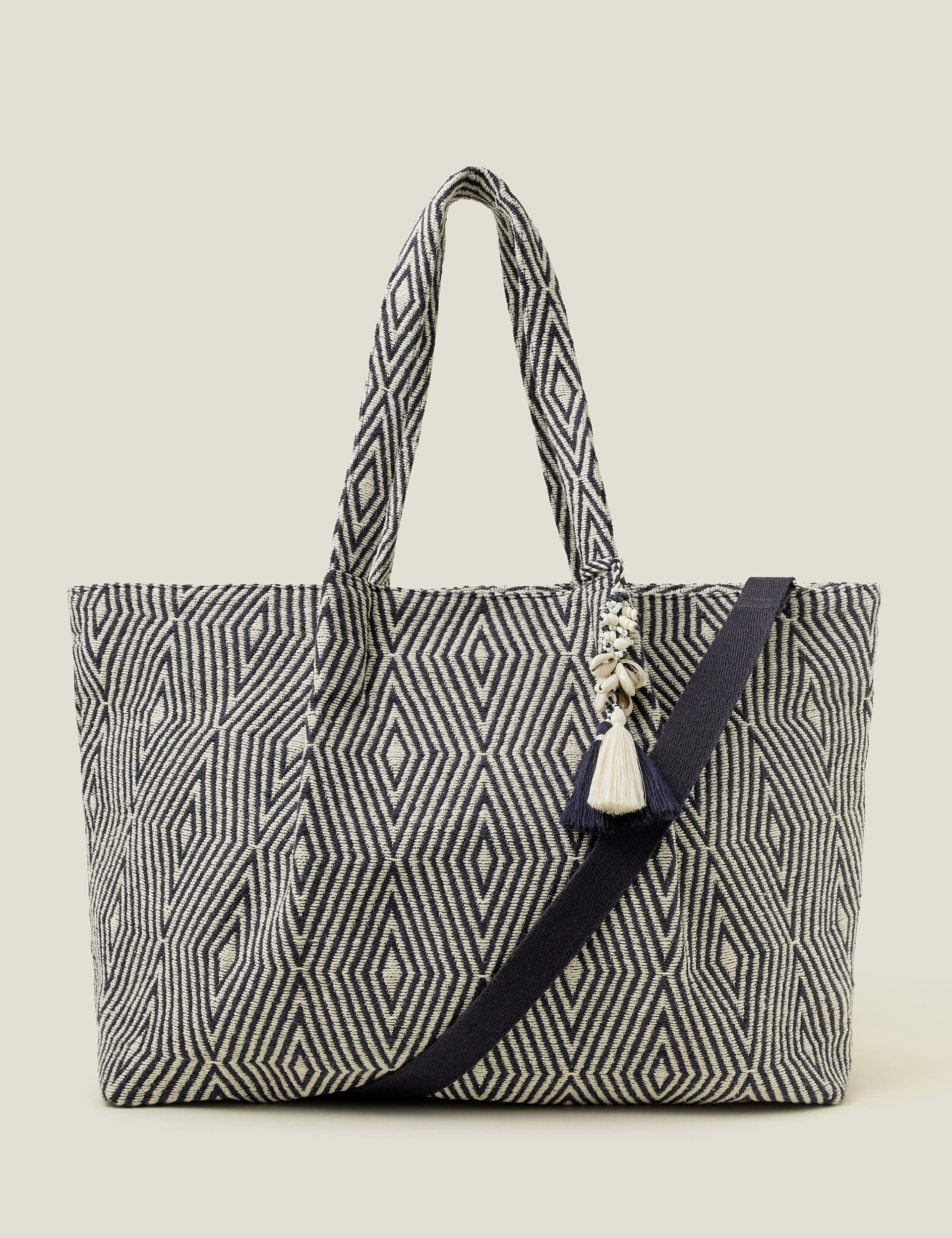 Accessorize Women's Cotton Blend Aztec Weekend Bag