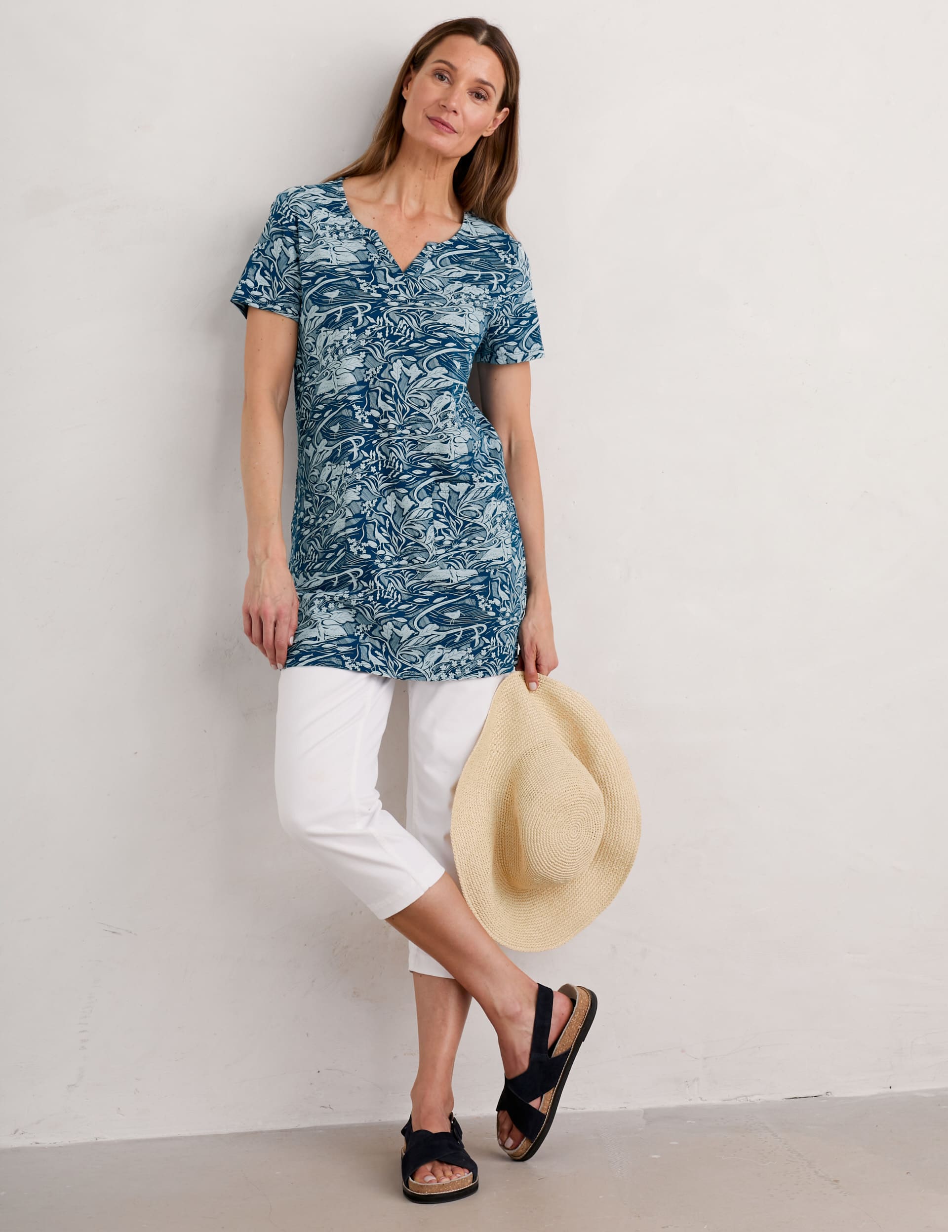 Seasalt Cornwall Women's Pure Cotton Printed Tunic