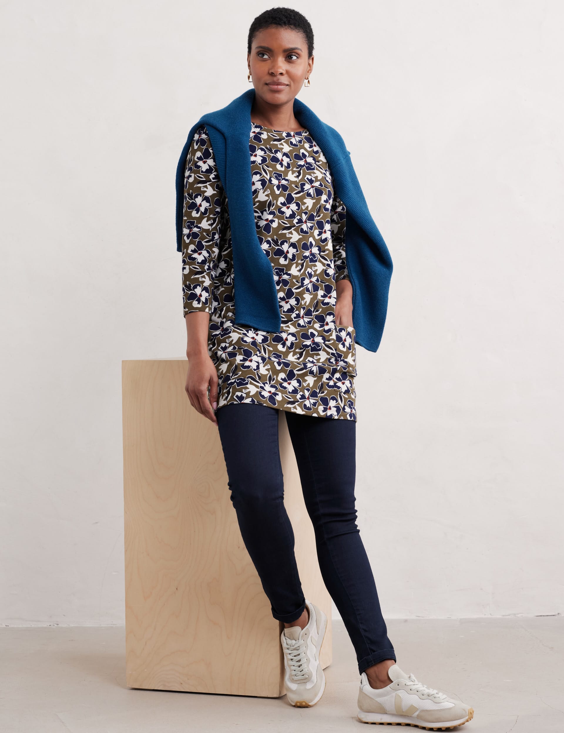 Seasalt Cornwall Women's Cotton Rich Floral Tunic