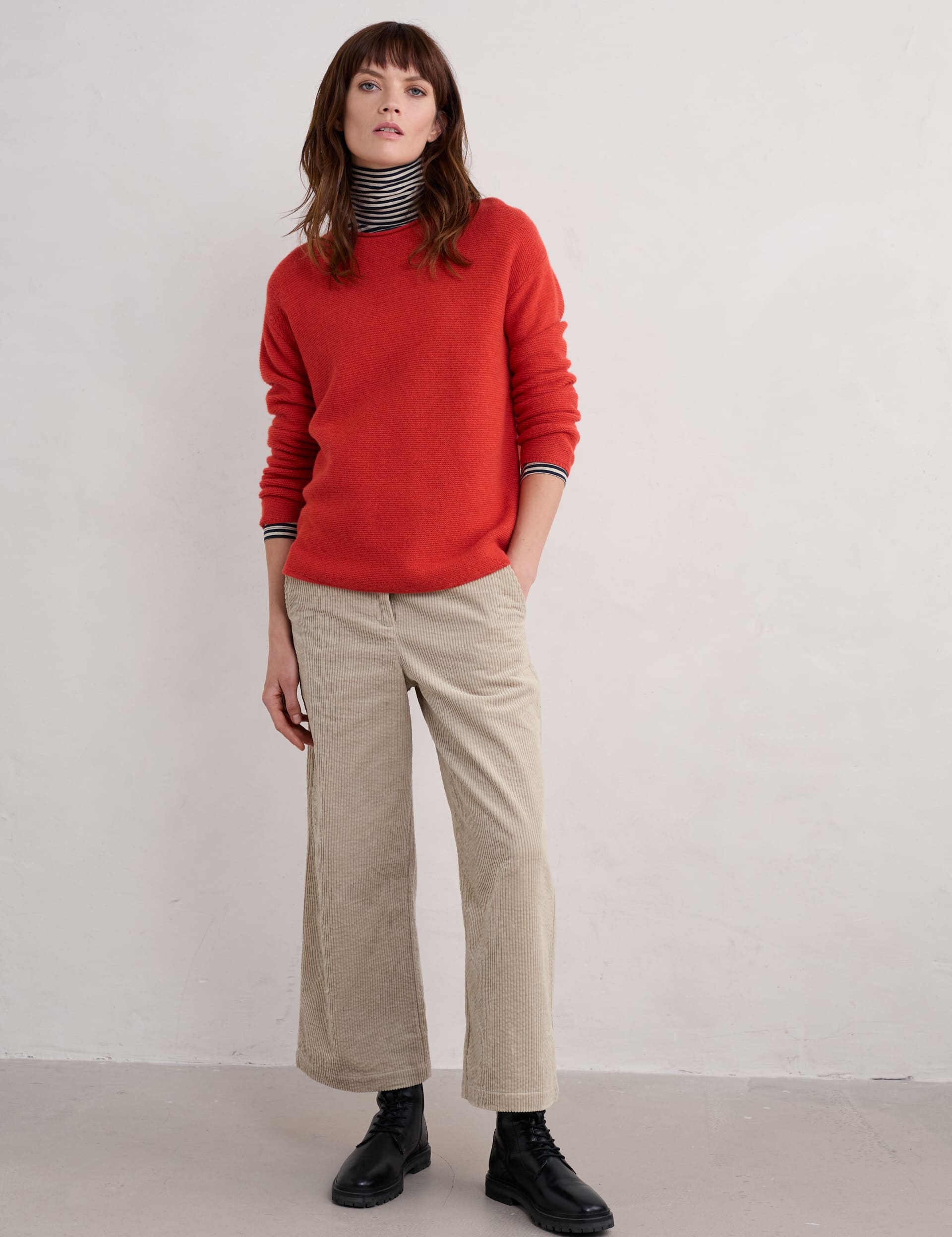 Seasalt Cornwall Women's Wool Rich Crew Neck Jumper