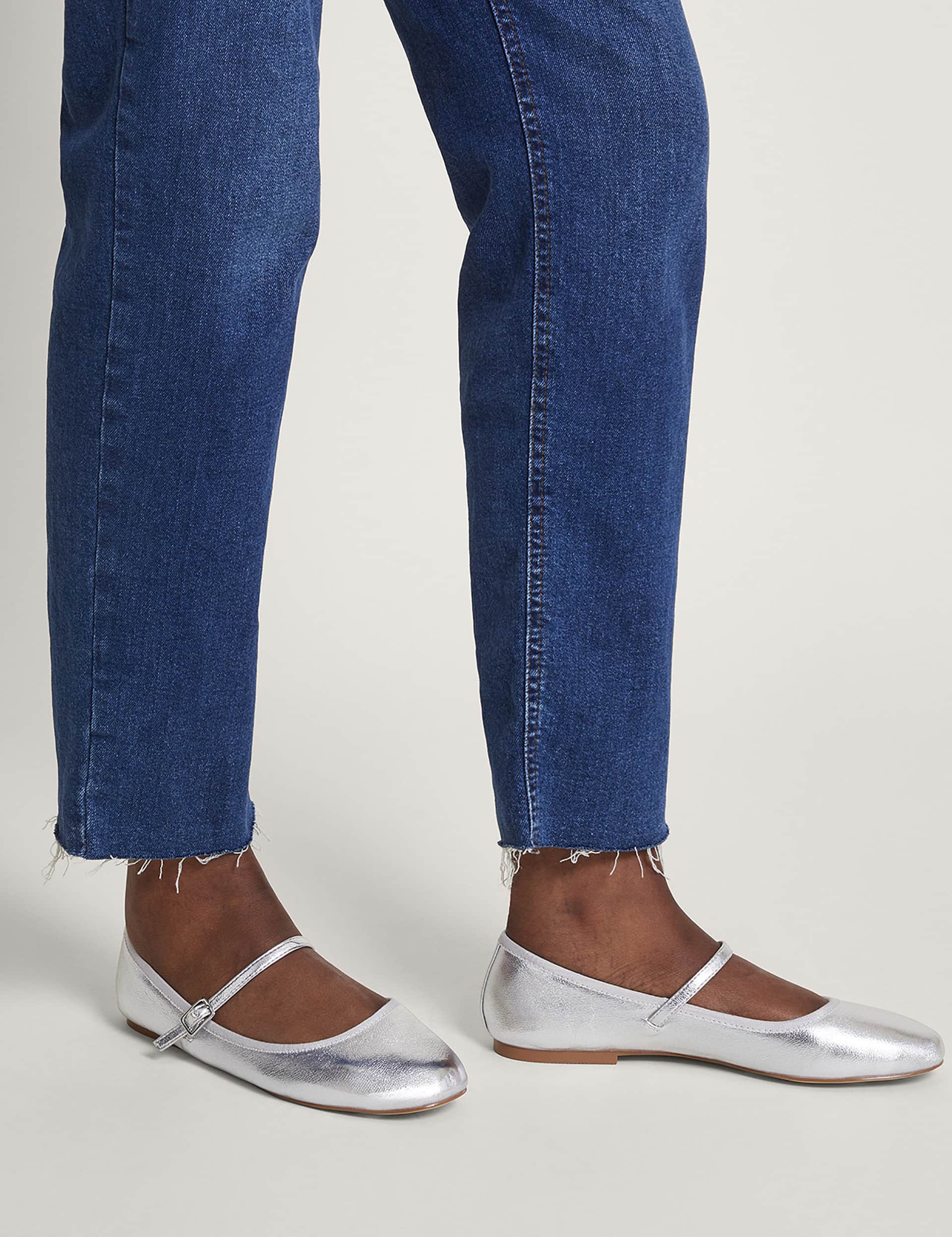 Monsoon Women's Buckle Flat Ballet Pumps