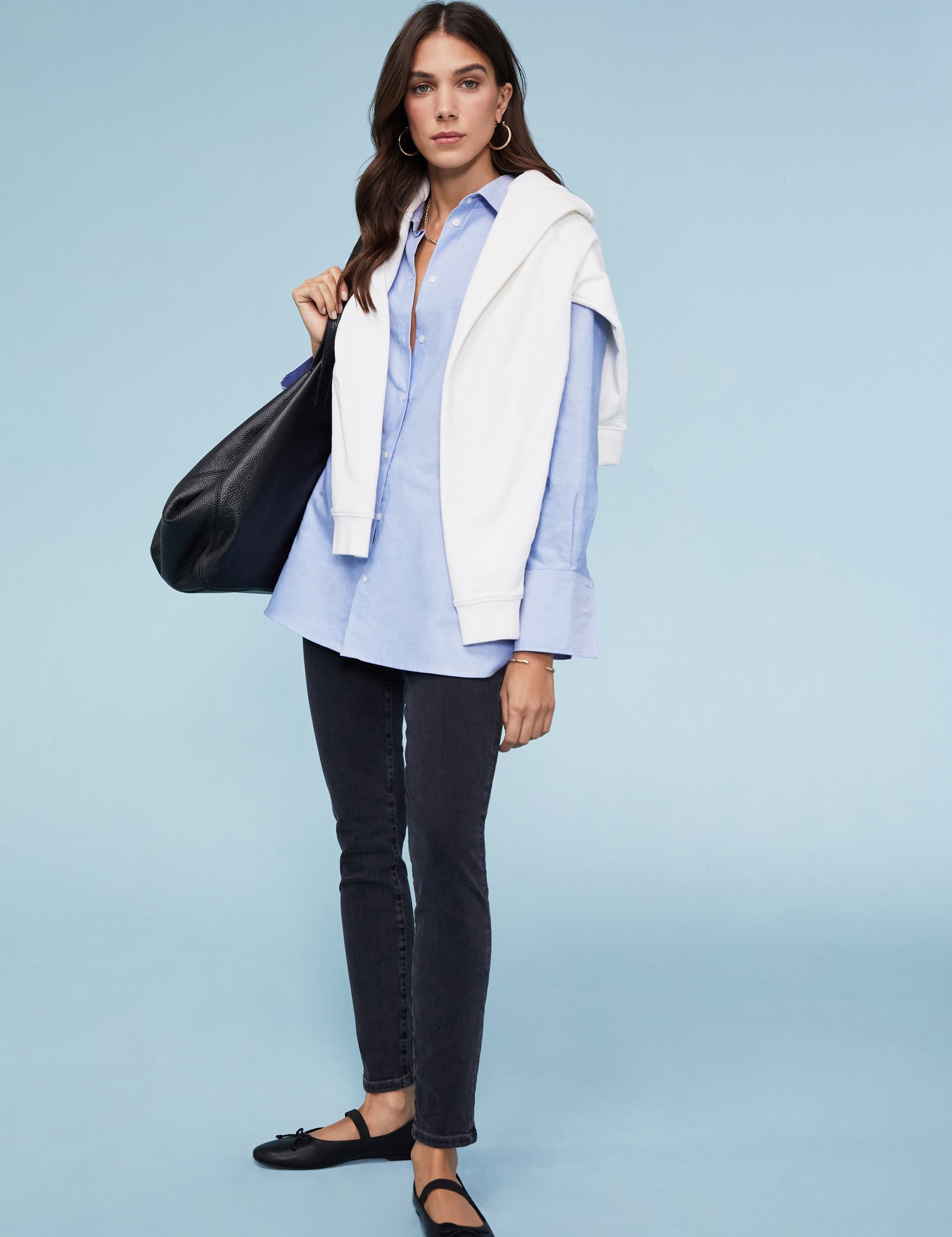 Baukjen Women's Pure Cotton Collared Button Through Shirt