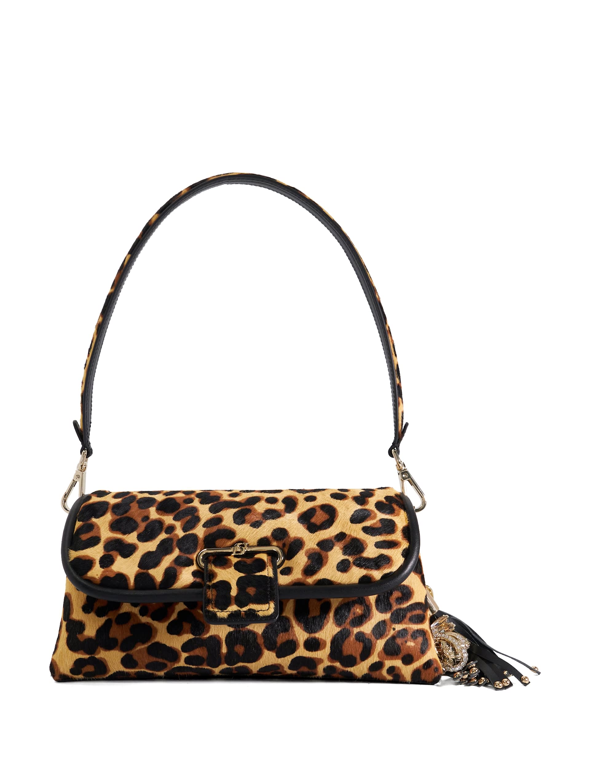Dune London Women's Leopard Print Pillow Shoulder Bag