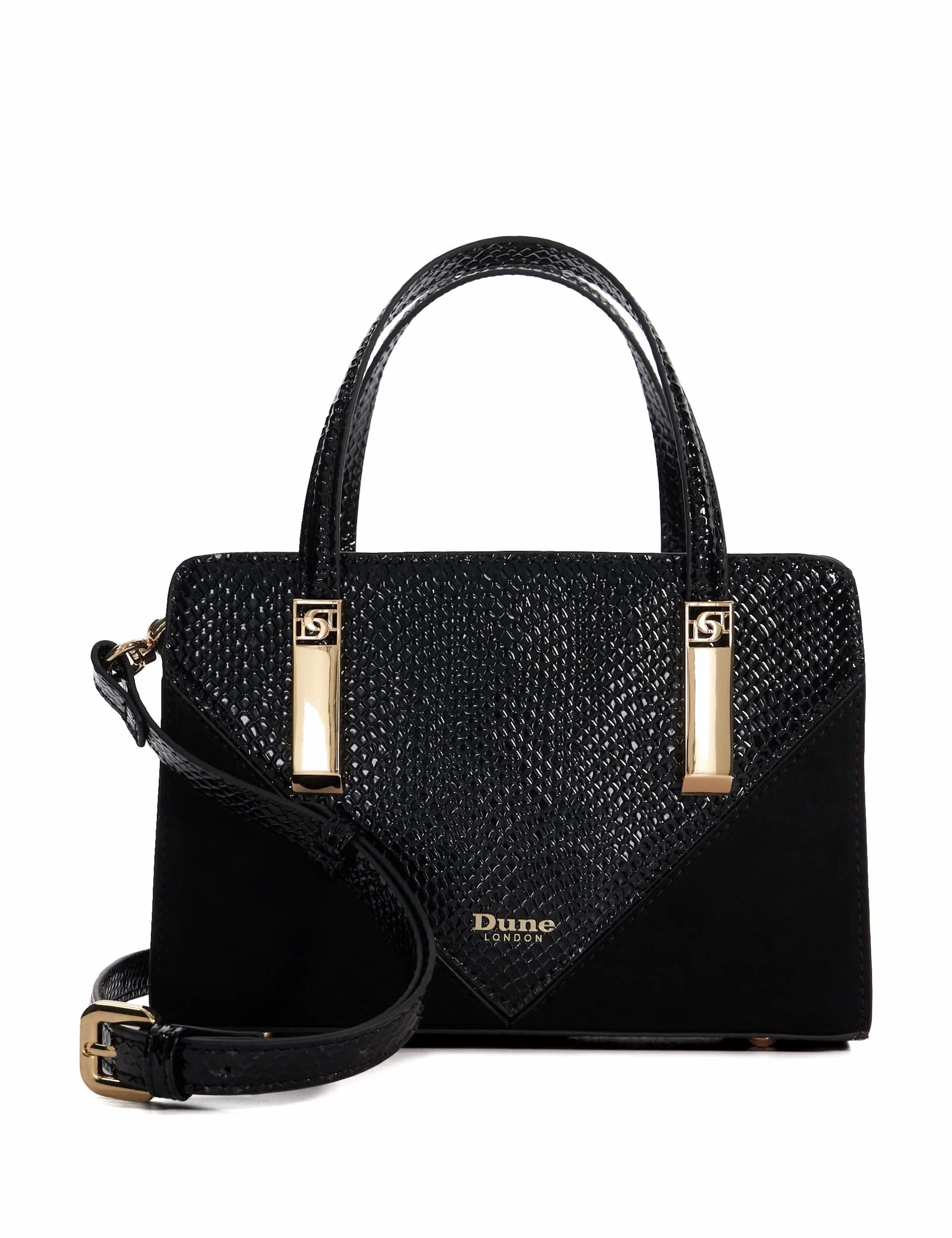 Dune London Women's Lizard Effect Mini Tote Bag